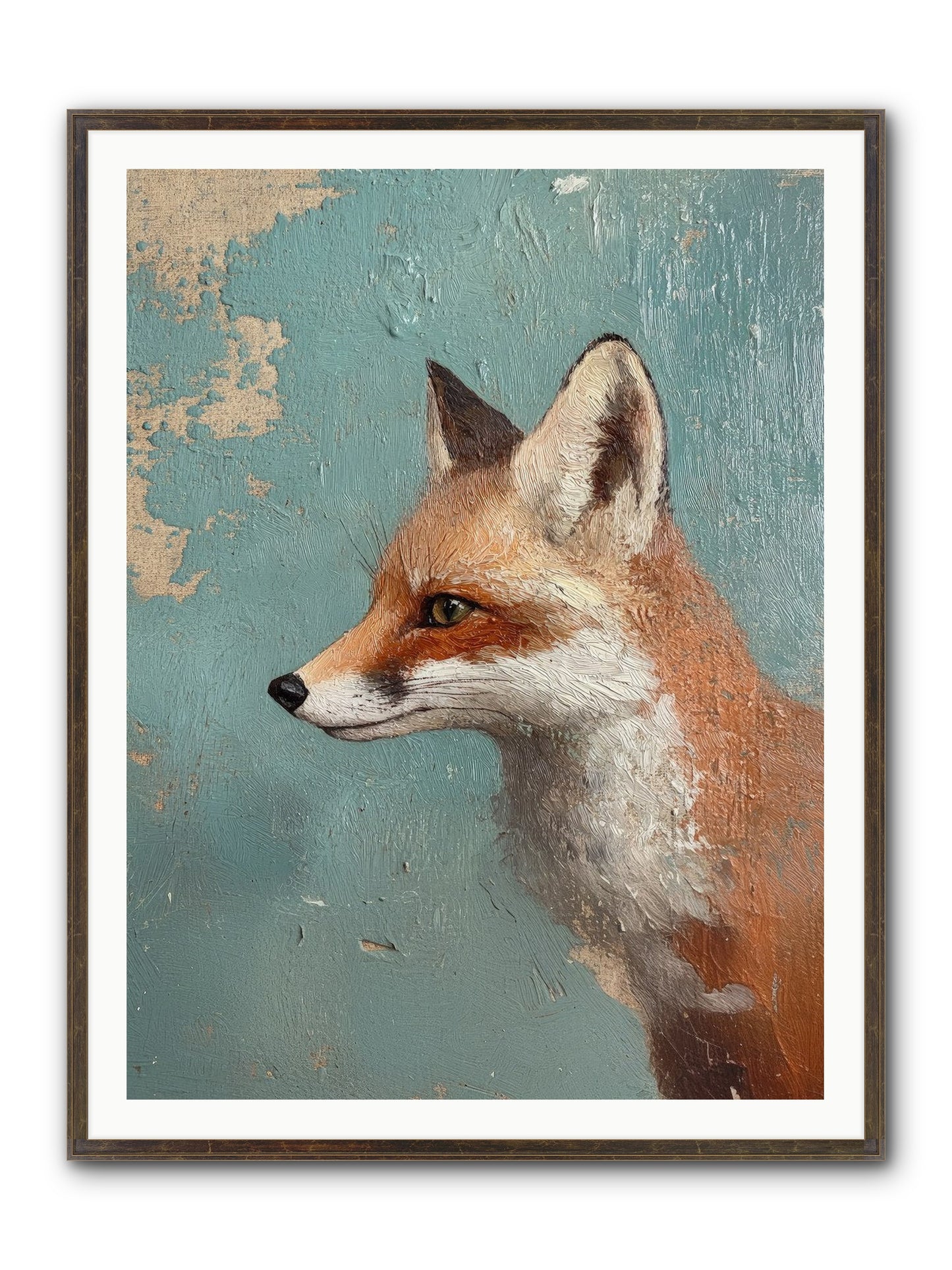 Duchess Of Moonlight Framed Print - Slimwoods Black/Gold 36x48