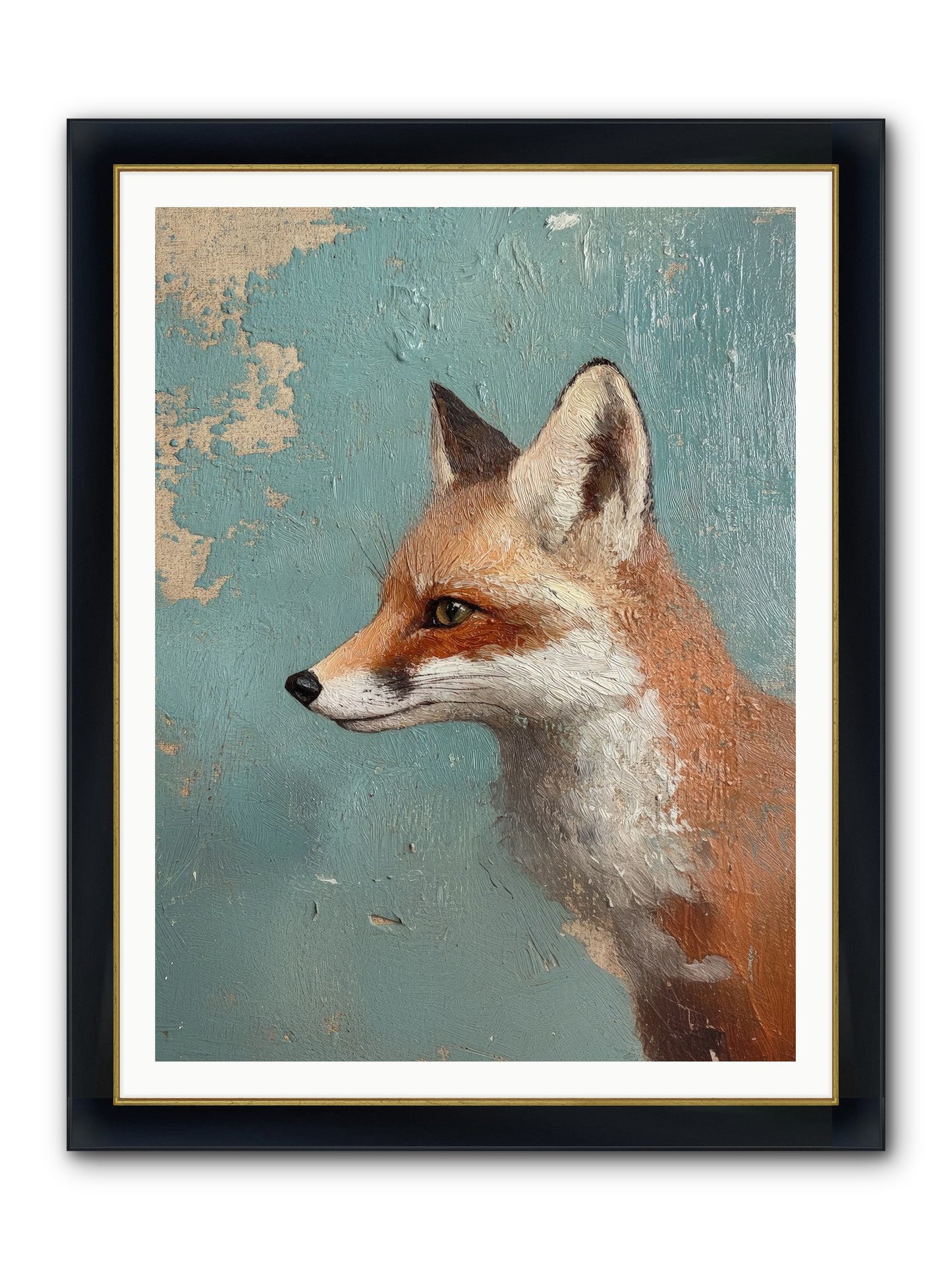 Duchess Of Moonlight Framed Print - Wide Black w/Gold 36x48
