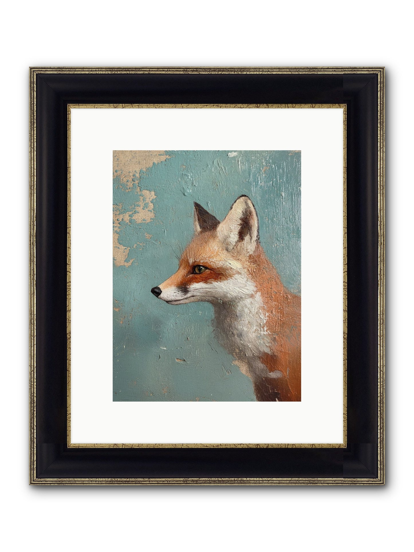 Duchess Of Moonlight Framed Print - Black & Gold 9x12