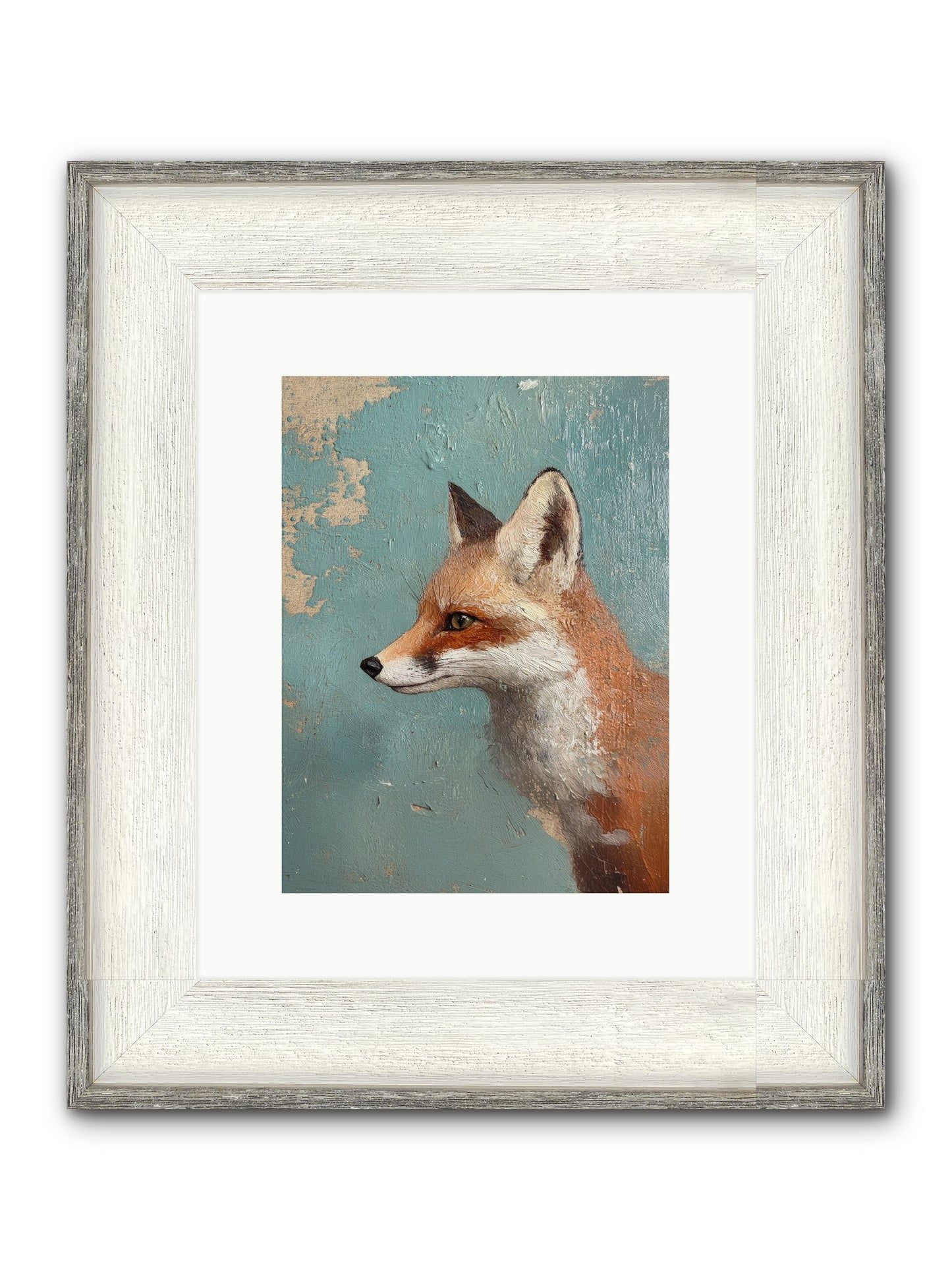 Duchess Of Moonlight Framed Print - Driftwood White 9x12