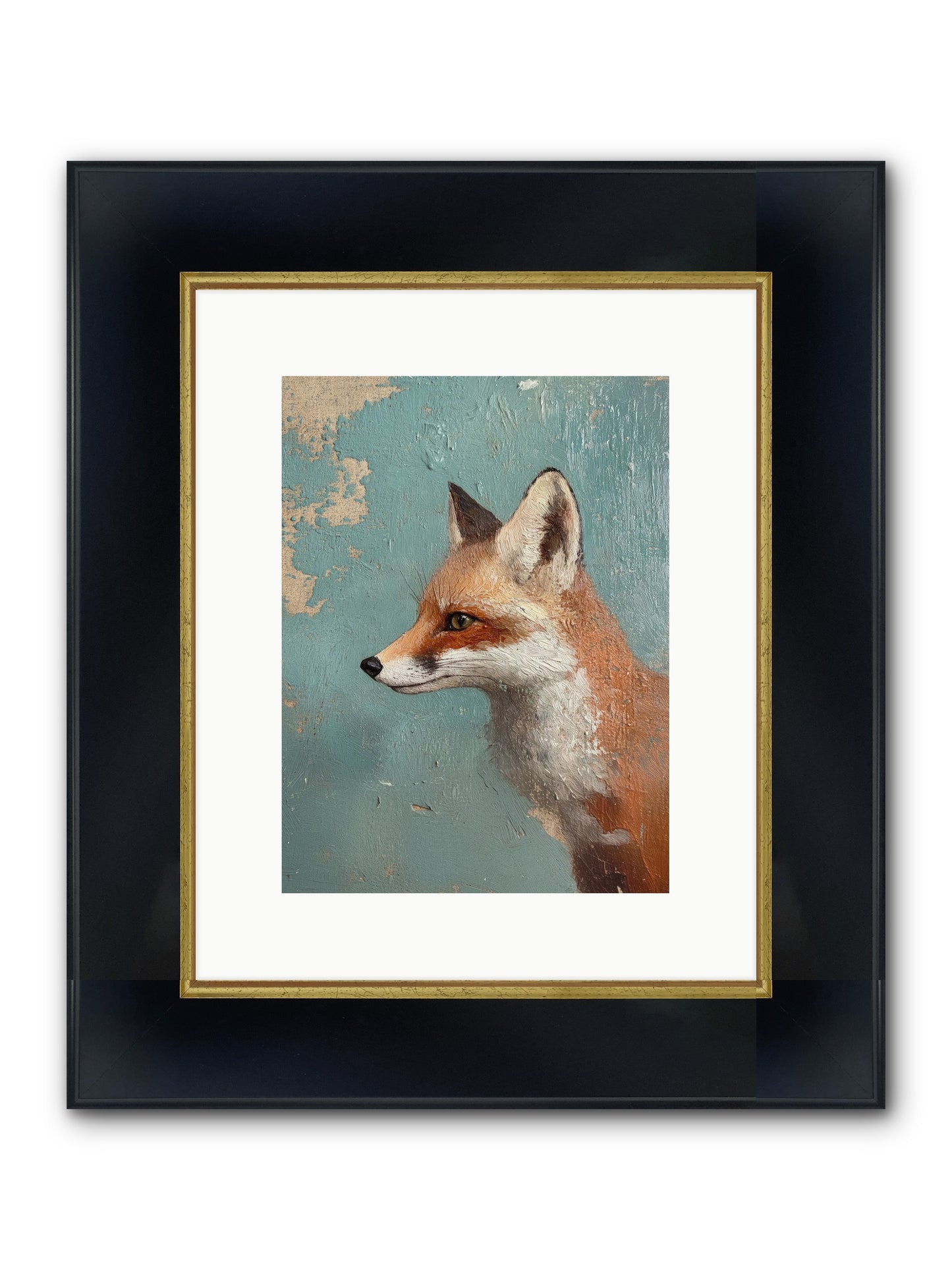 Duchess Of Moonlight Framed Print - Wide Black w/Gold 9x12
