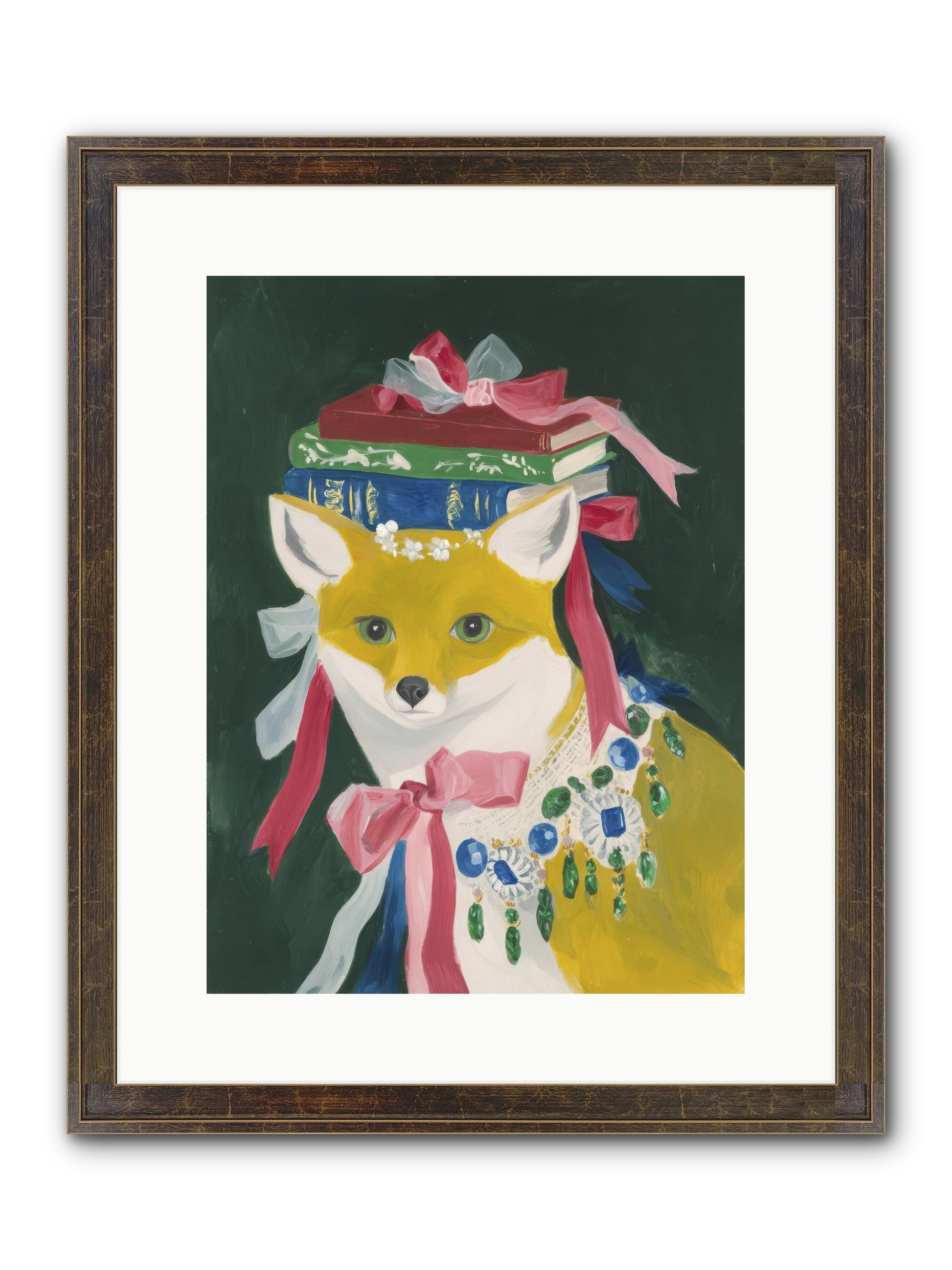 Duchess Of Whispered Stories Framed Print - Slimwoods Black/Gold 12x16