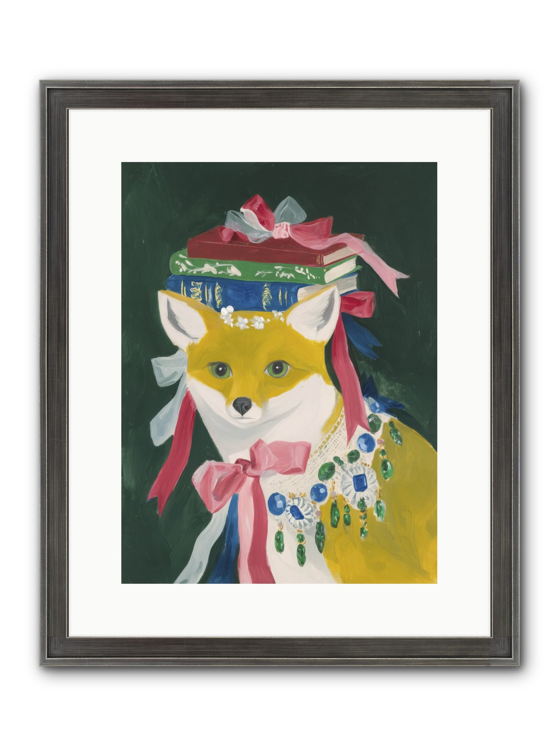 Duchess Of Whispered Stories Framed Print - Slimwoods Black/Silver 12x16
