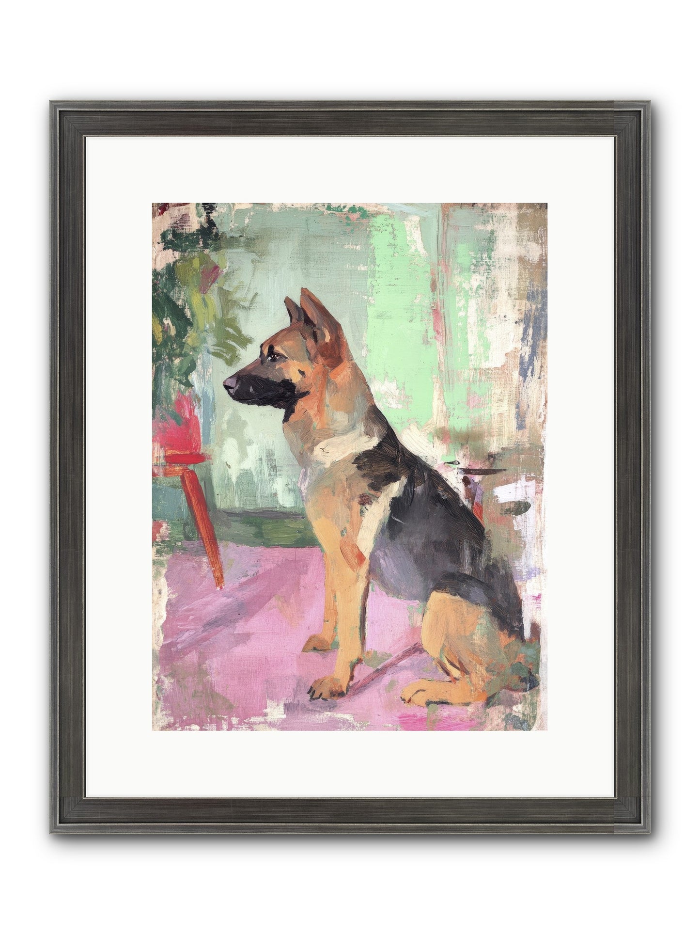 Duke Framed Print - Slimwoods Black/Silver 12x16