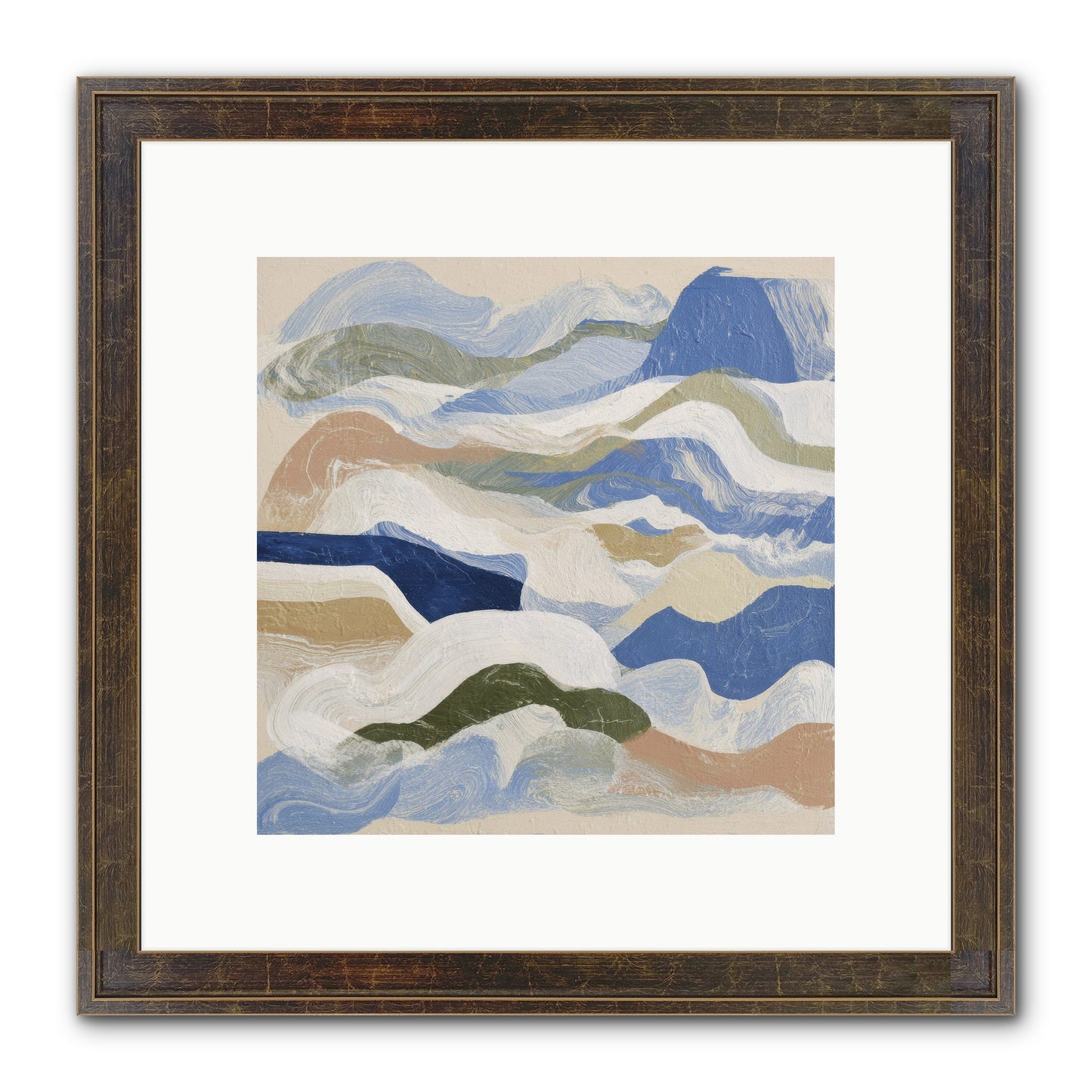Dune Cloak Framed Print - Slimwoods Black/Gold 10x10