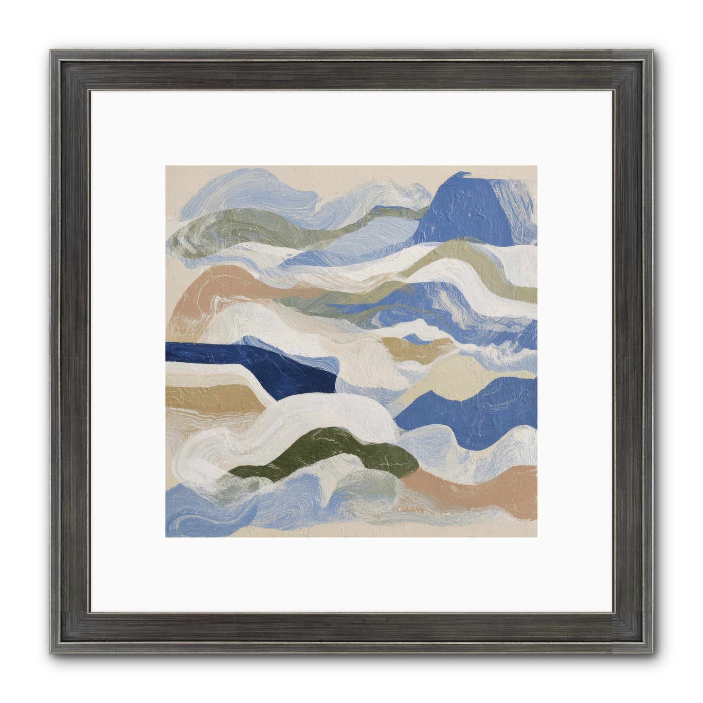 Dune Cloak Framed Print - Slimwoods Black/Silver 10x10