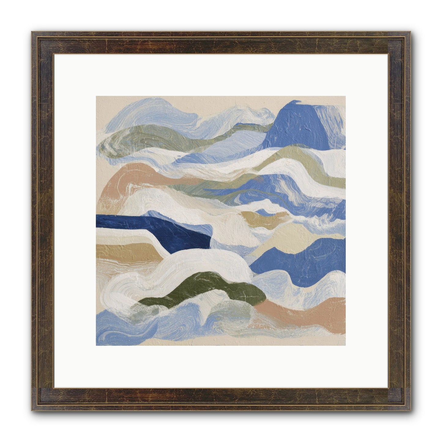 Dune Cloak Framed Print - Slimwoods Black/Gold 12x12