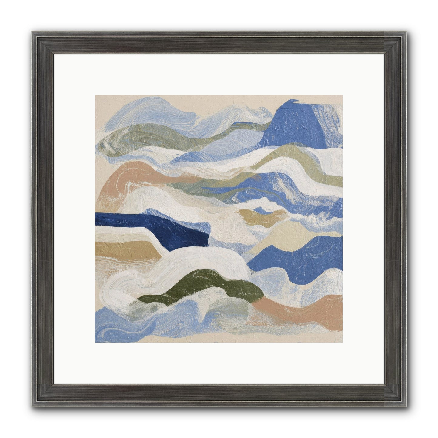 Dune Cloak Framed Print - Slimwoods Black/Silver 12x12