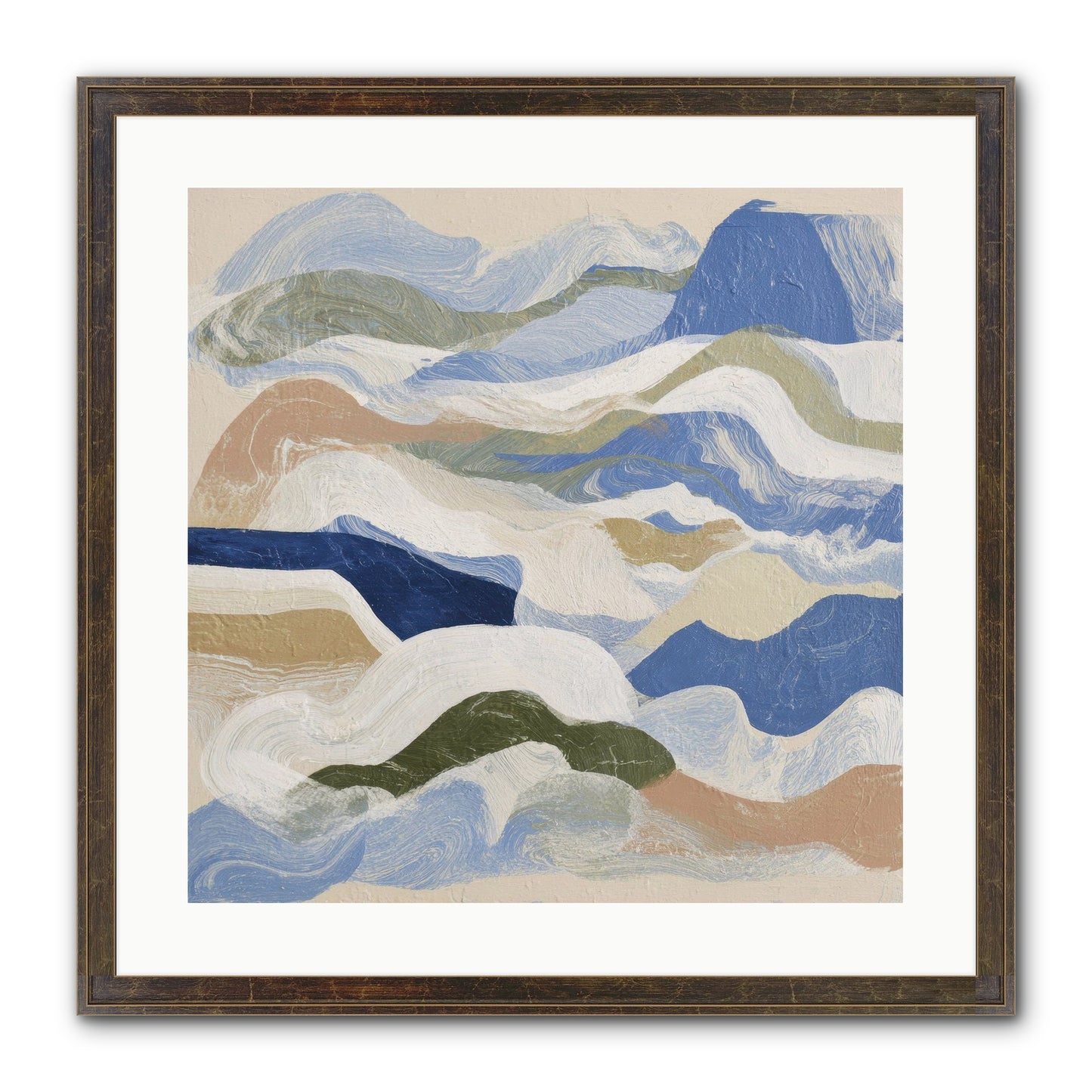 Dune Cloak Framed Print - Slimwoods Black/Gold 20x20
