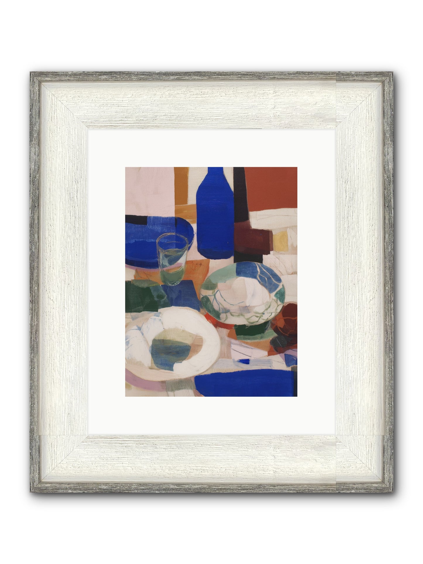 Duskborne Tapestry Framed Print - Driftwood White 9x12