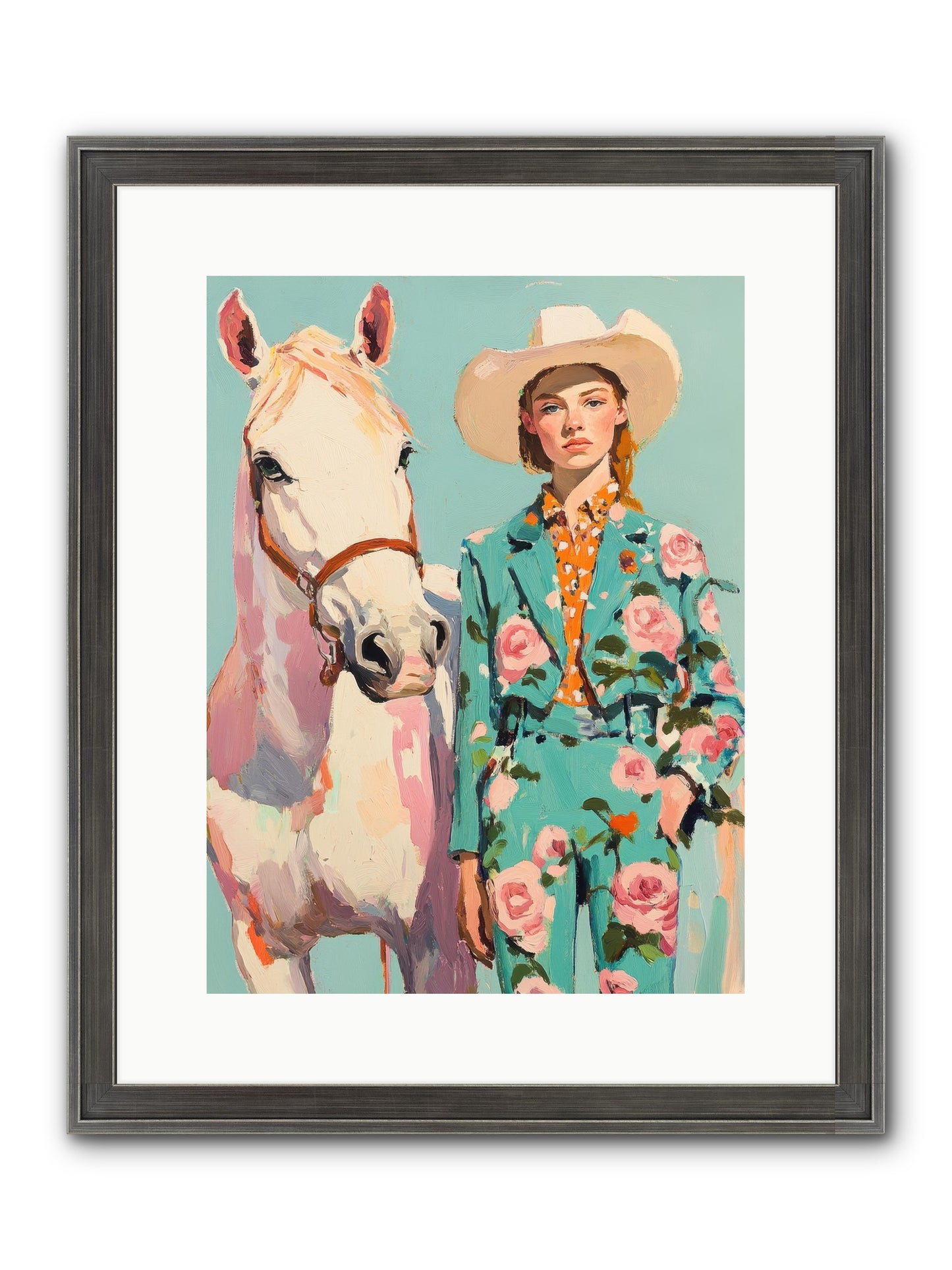 Dust Storm Rider Framed Print - Slimwoods Black/Silver 12x16