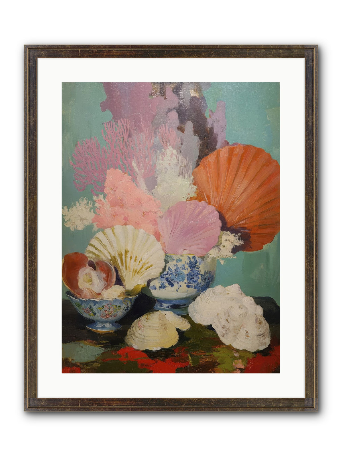Earth's Treasures Framed Print - Slimwoods Black/Gold 18x24