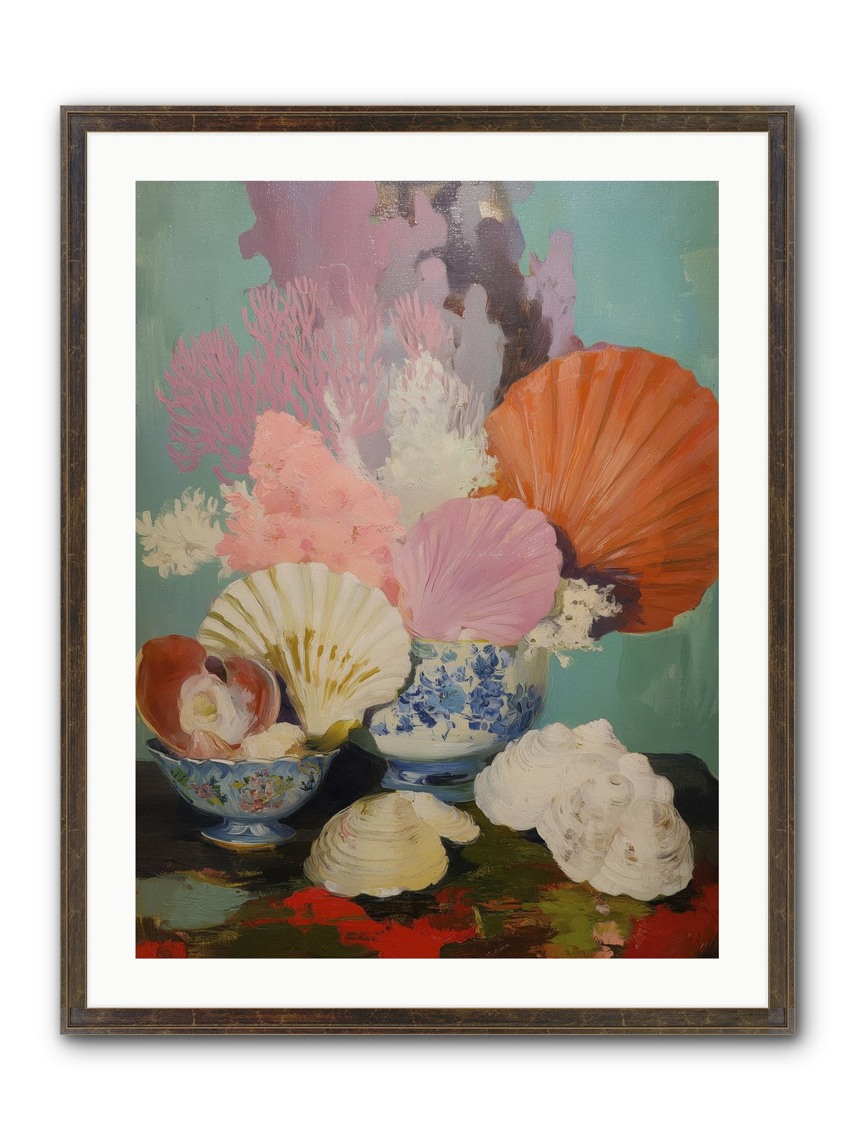 Earth's Treasures Framed Print - Slimwoods Black/Gold 24x32