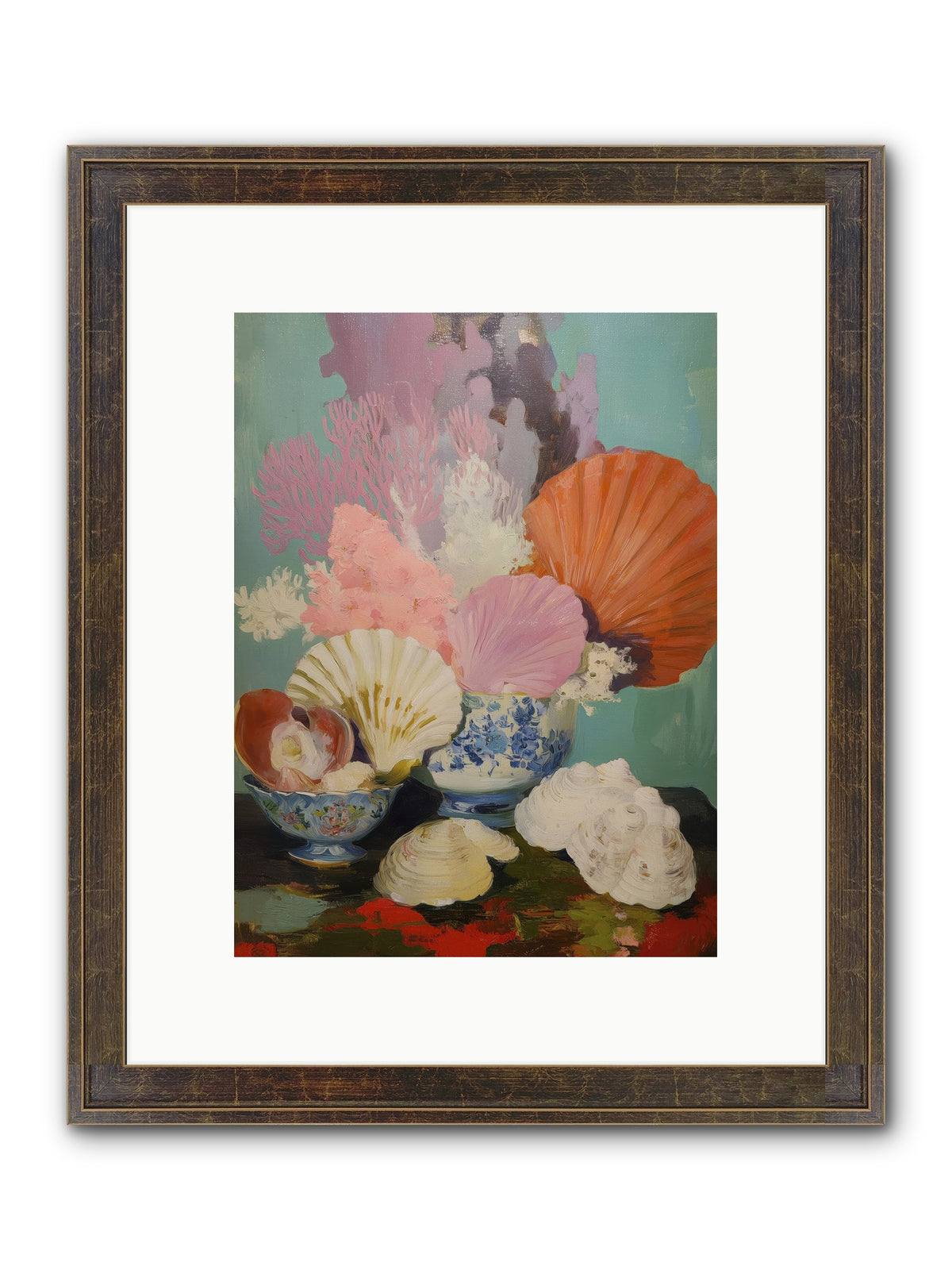 Earth's Treasures Framed Print - Slimwoods Black/Gold 9x12