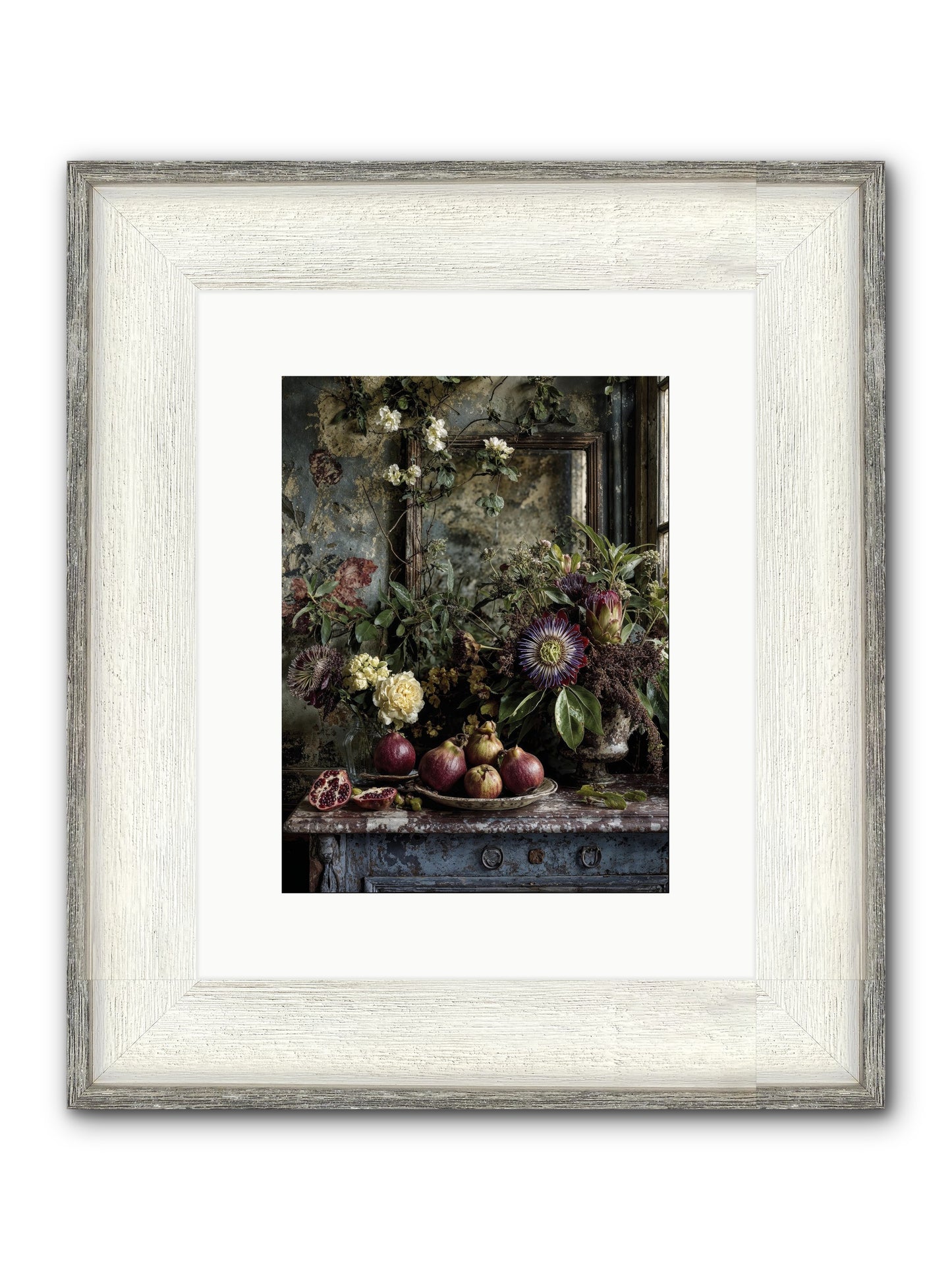Earthgifted Framed Print - Driftwood White 9x12