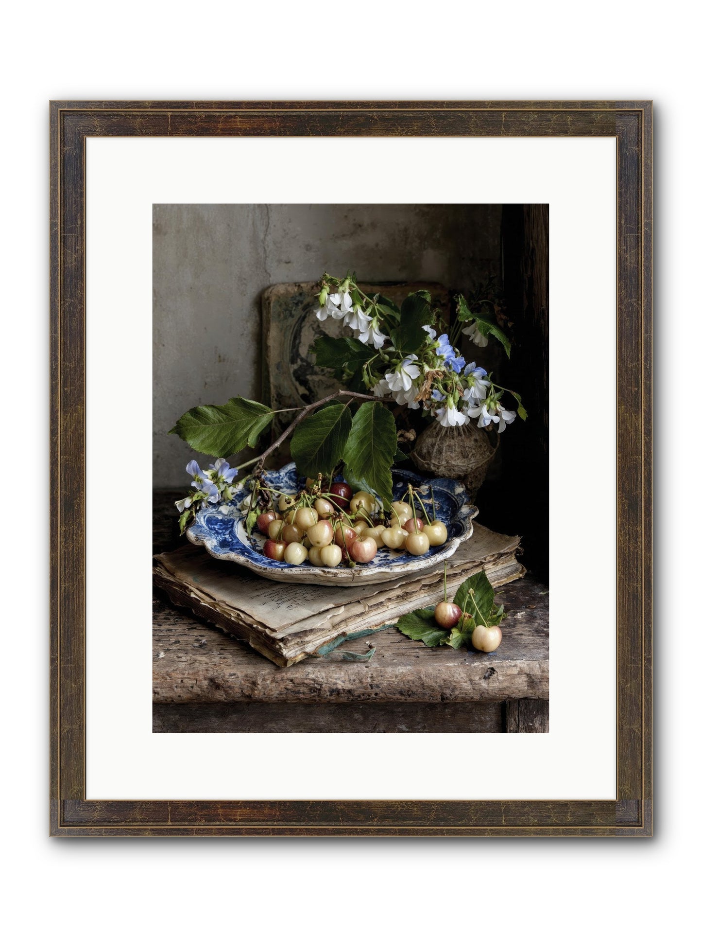 Easy Sunday Framed Print - Slimwoods Black/Gold 12x16
