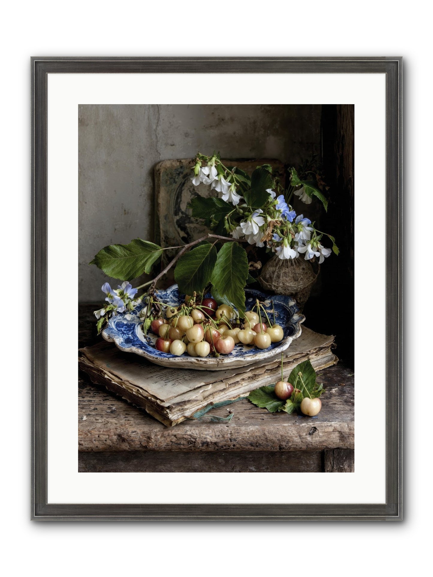 Easy Sunday Framed Print - Slimwoods Black/Silver 18x24