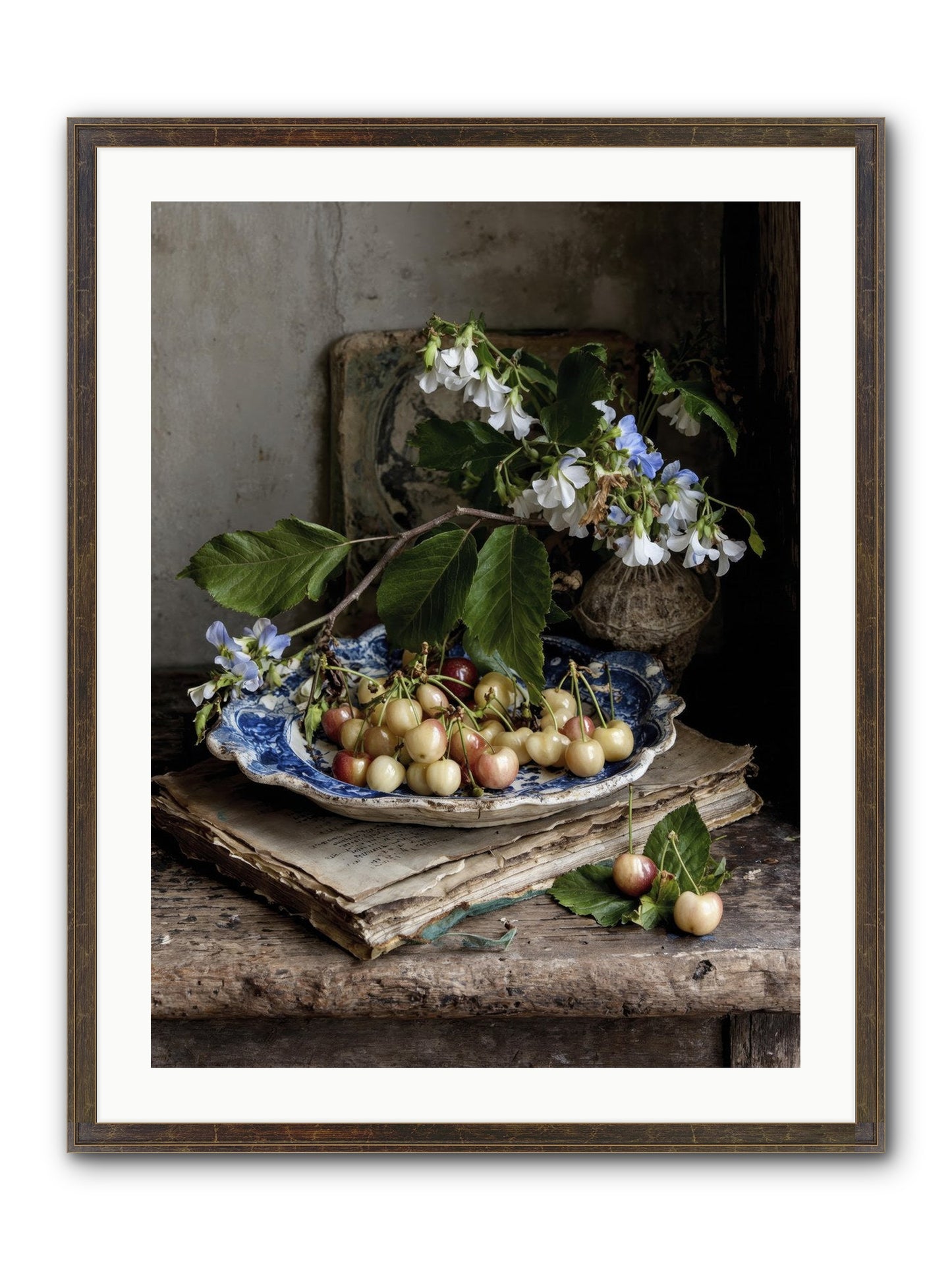 Easy Sunday Framed Print - Slimwoods Black/Gold 24x32
