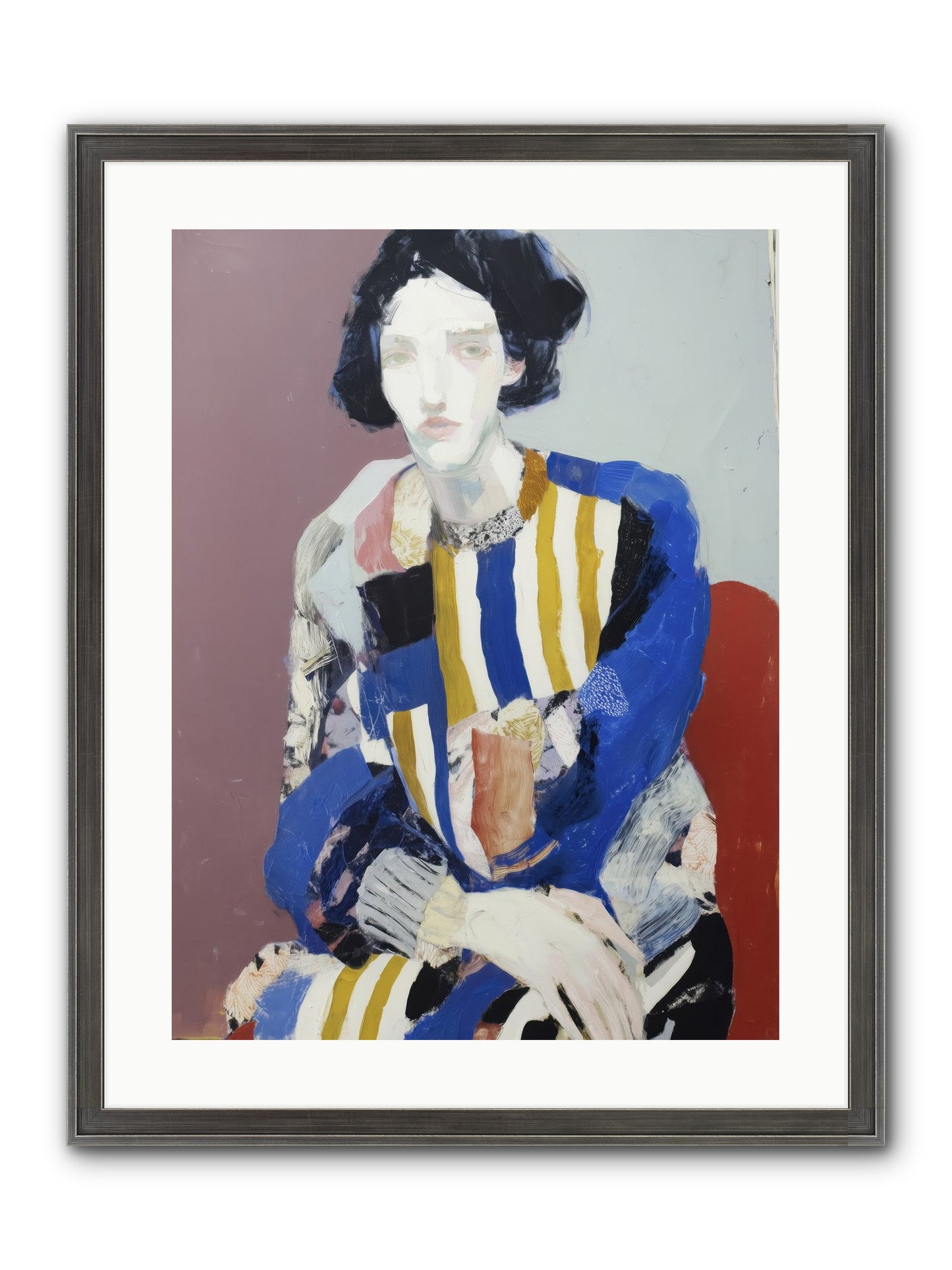 Ebonveil Framed Print - Slimwoods Black/Silver 18x24