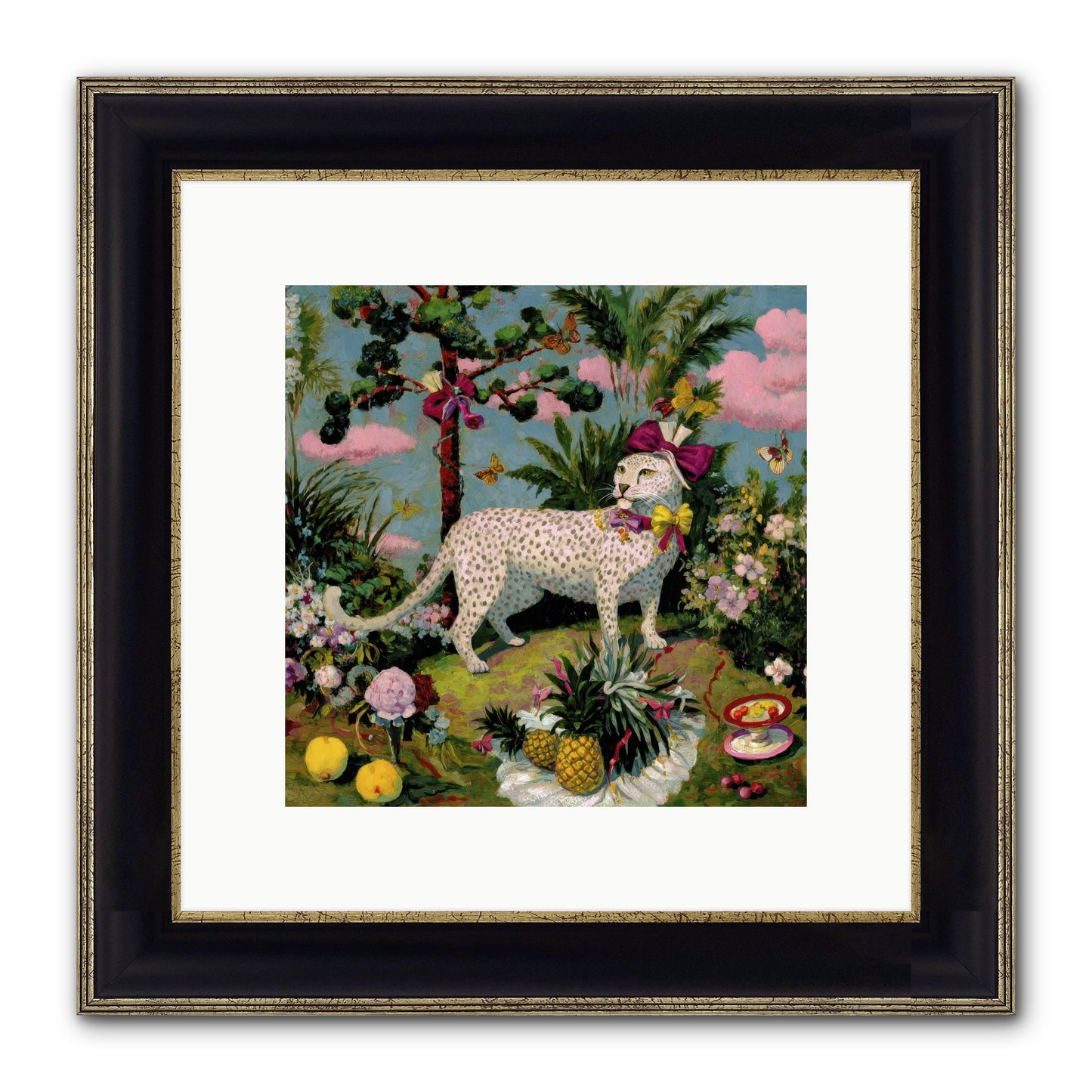 Echoes Of A Distant Song Framed Print - Black & Gold 10x10