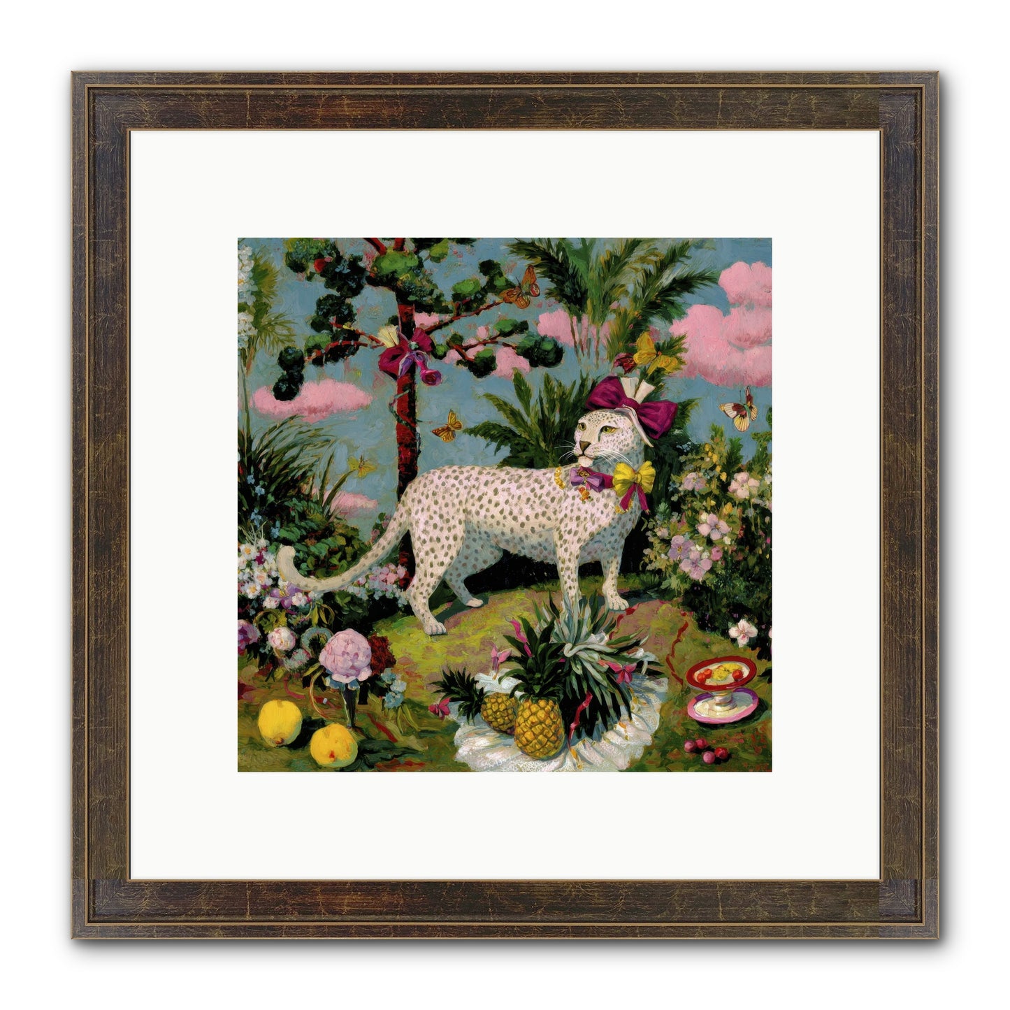 Echoes Of A Distant Song Framed Print - Slimwoods Black/Gold 10x10