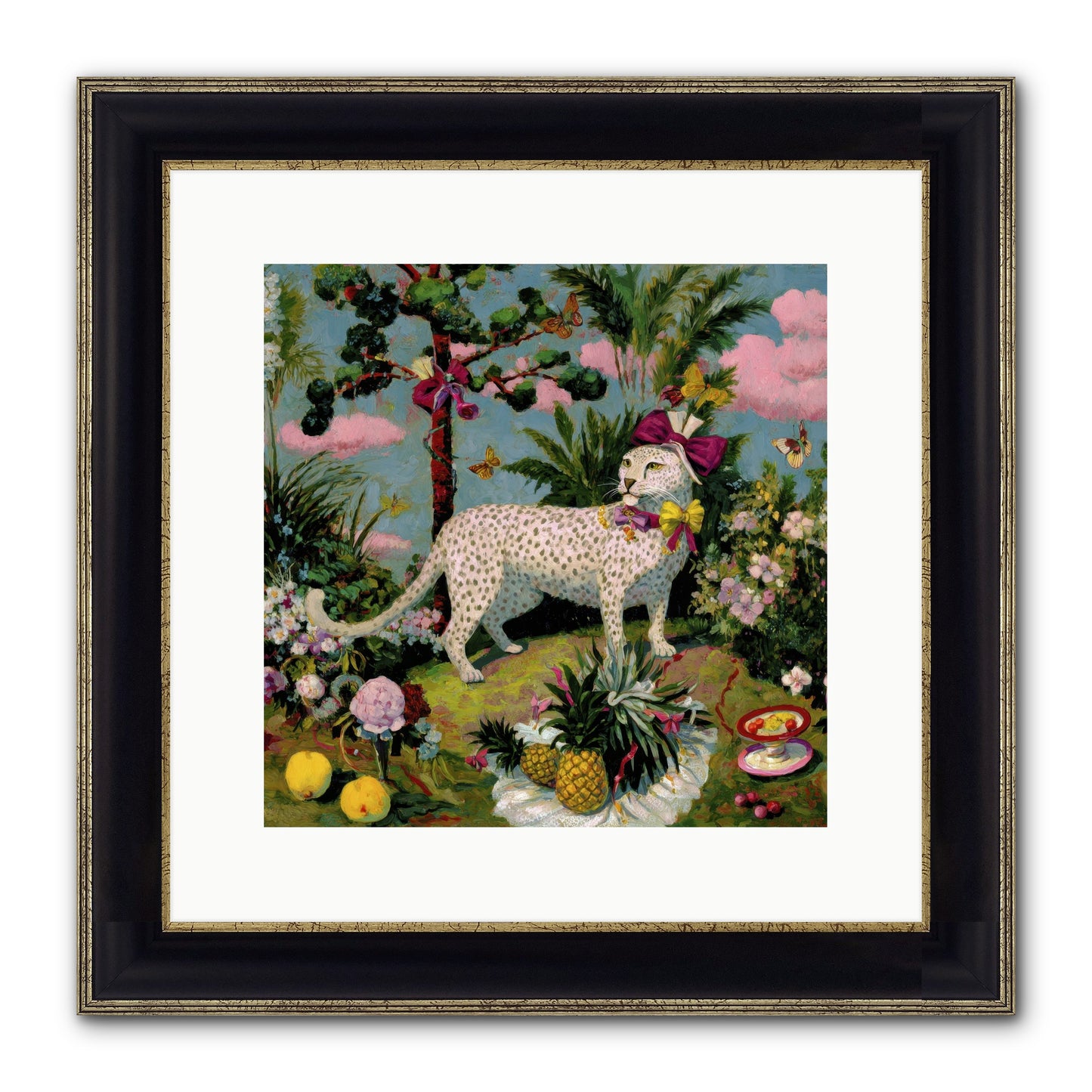 Echoes Of A Distant Song Framed Print - Black & Gold 12x12