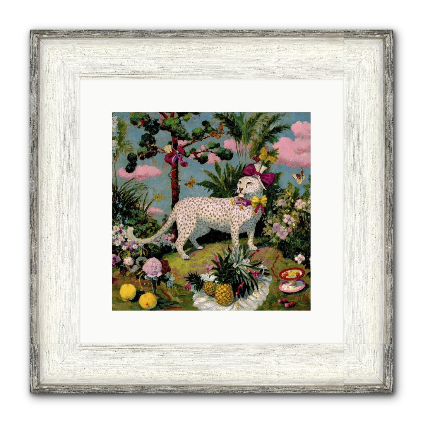 Echoes Of A Distant Song Framed Print - Driftwood White 12x12