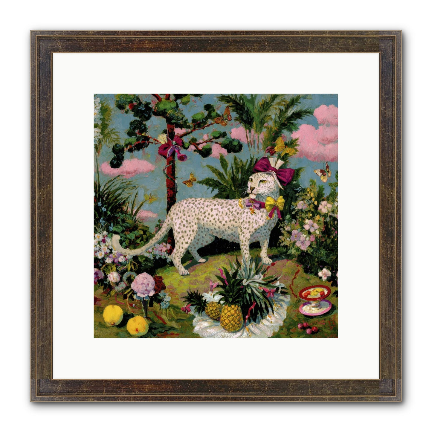 Echoes Of A Distant Song Framed Print - Slimwoods Black/Gold 12x12