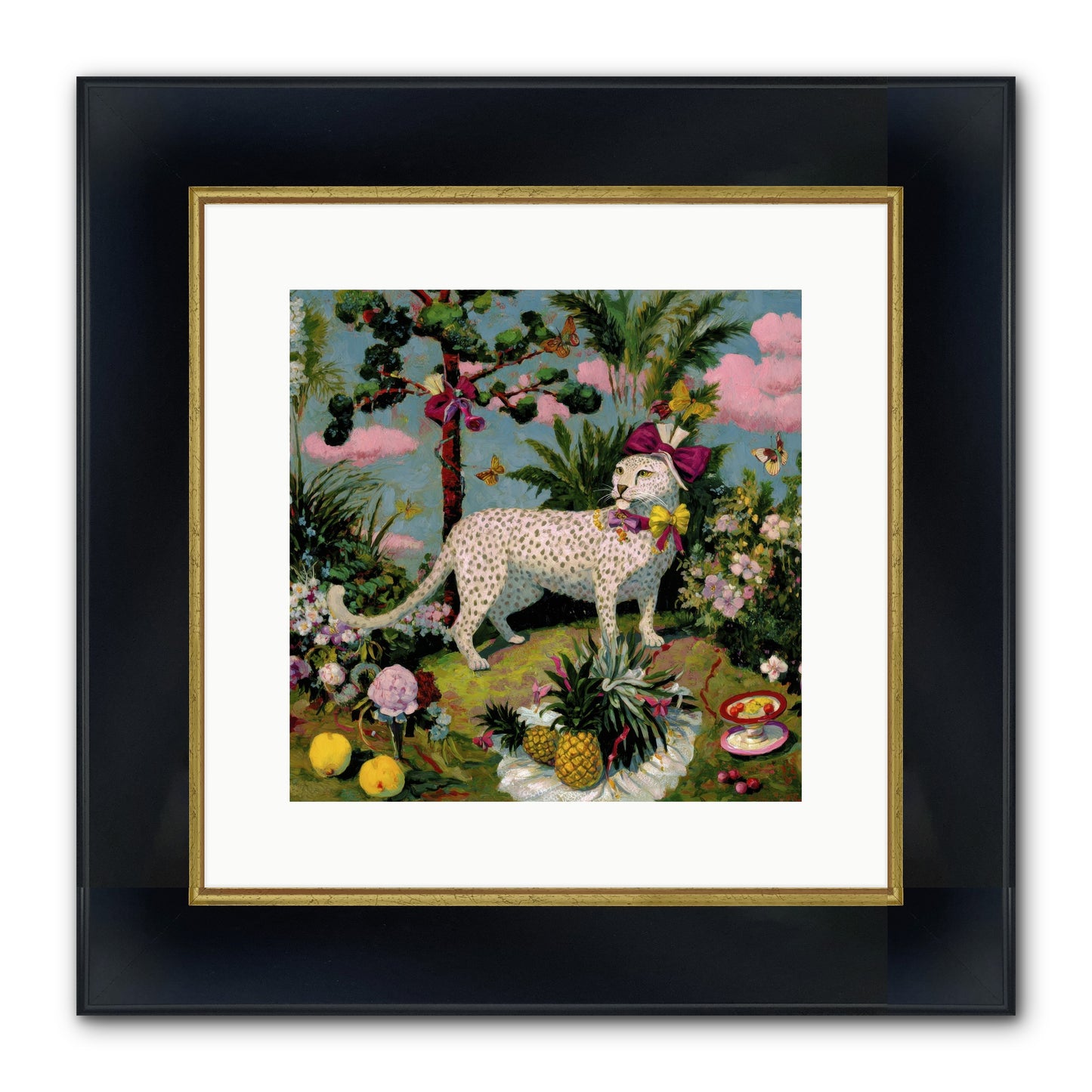 Echoes Of A Distant Song Framed Print - Wide Black w/Gold 12x12