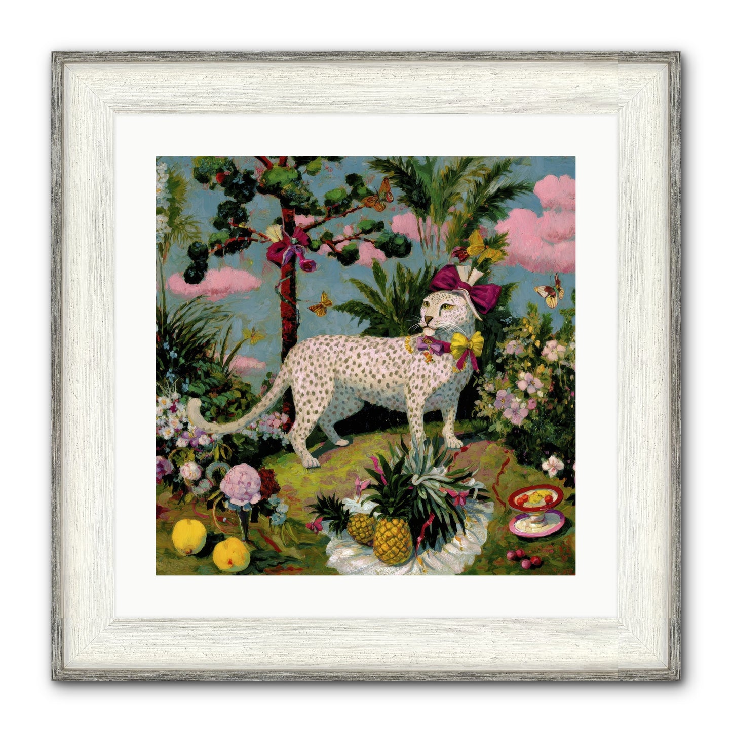 Echoes Of A Distant Song Framed Print - Driftwood White 20x20
