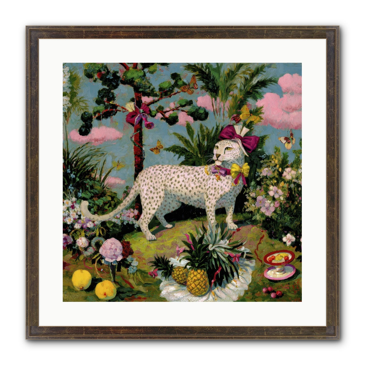 Echoes Of A Distant Song Framed Print - Slimwoods Black/Gold 20x20