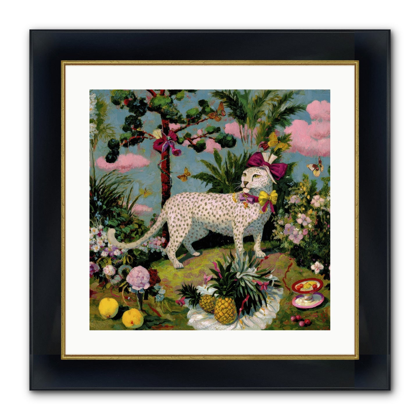 Echoes Of A Distant Song Framed Print - Wide Black w/Gold 20x20