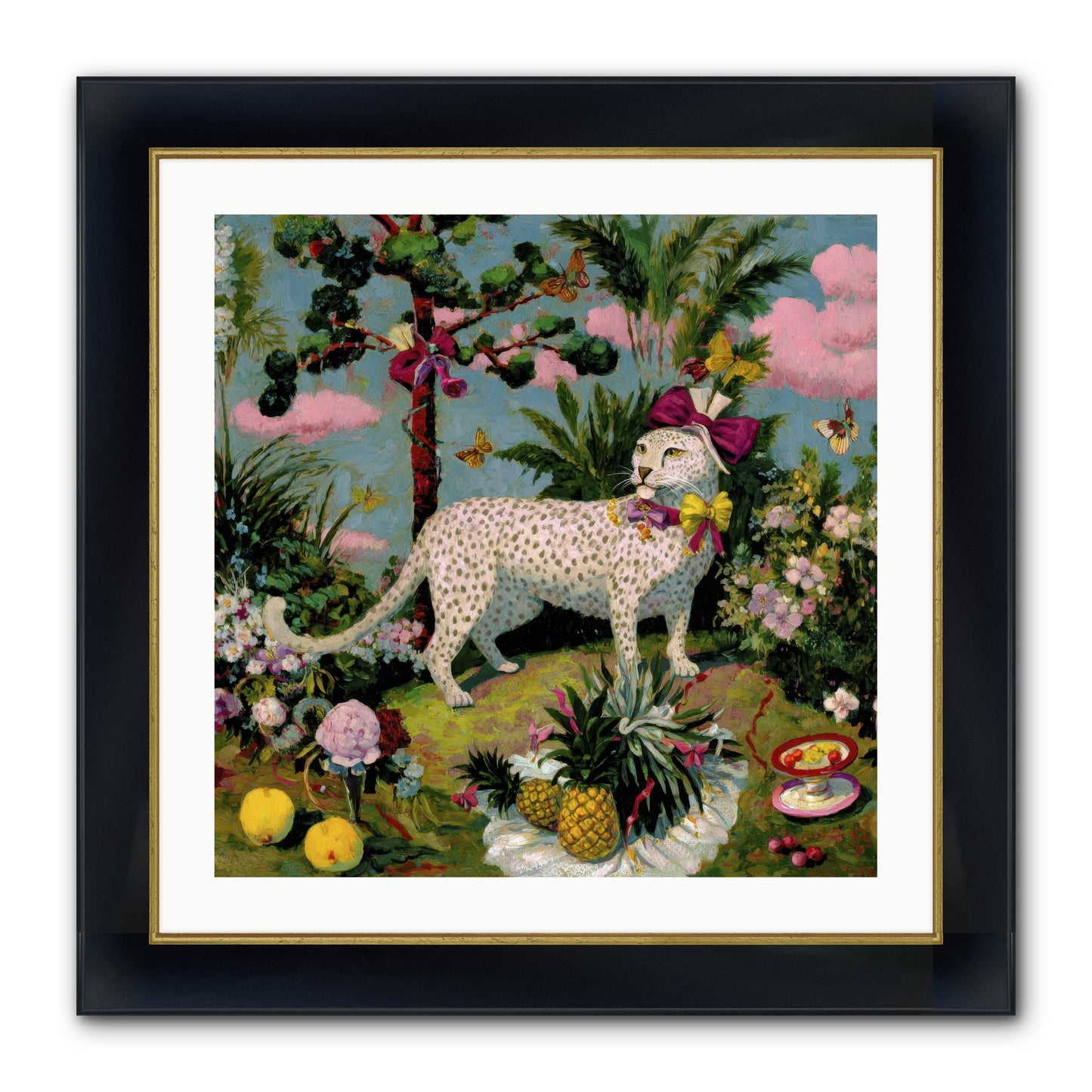 Echoes Of A Distant Song Framed Print - Wide Black w/Gold 24x24
