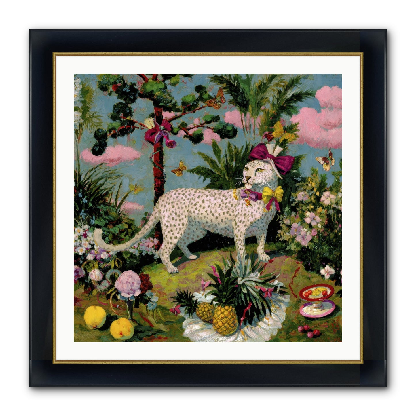 Echoes Of A Distant Song Framed Print - Wide Black w/Gold 30x30