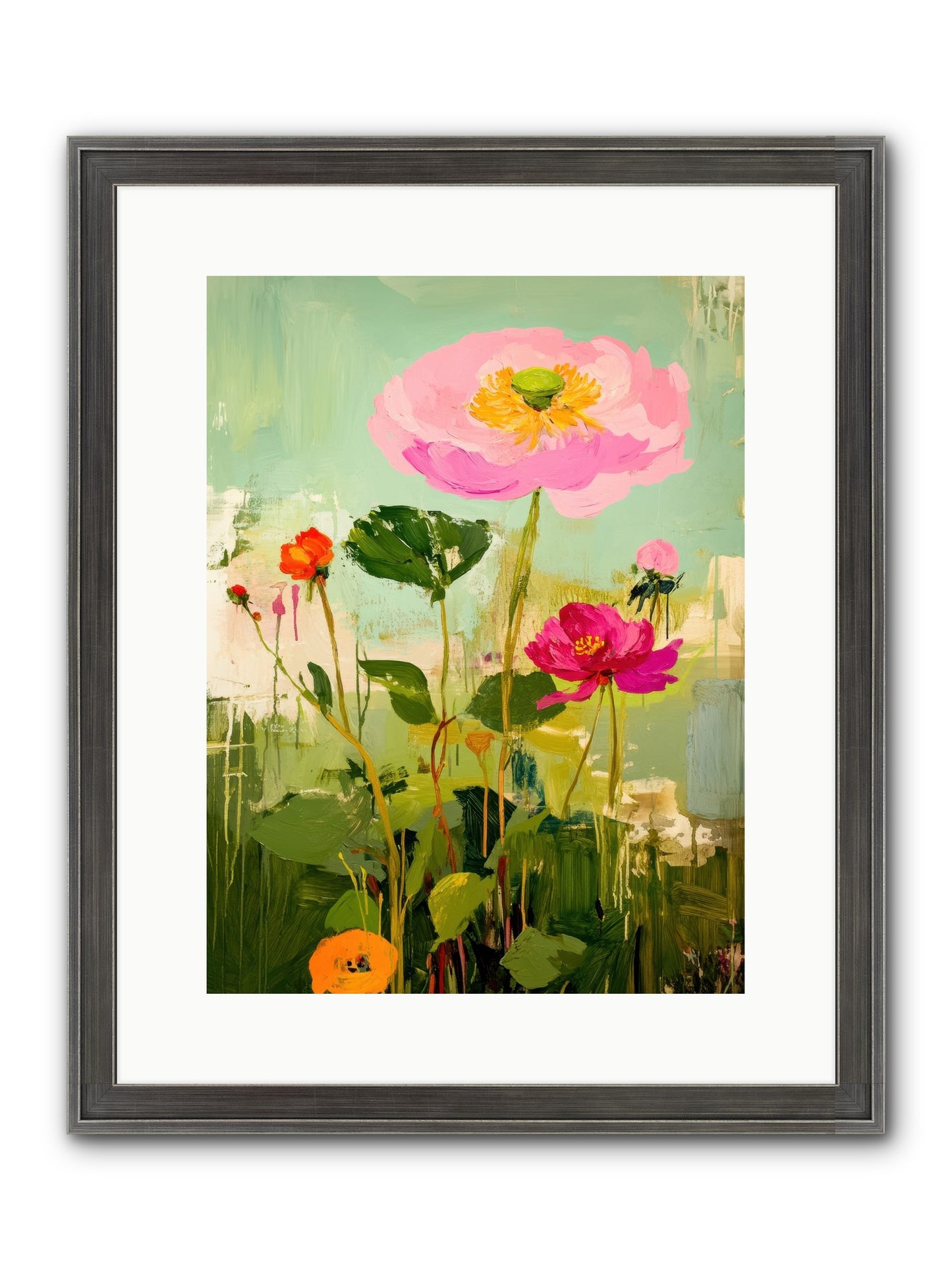 Eden's Renewal Framed Print - Slimwoods Black/Silver 12x16