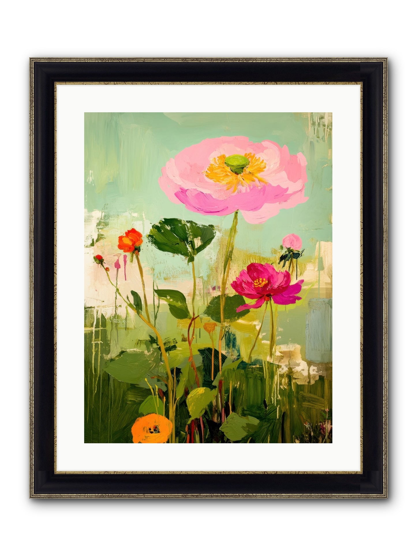 Eden's Renewal Framed Print - Black & Gold 18x24