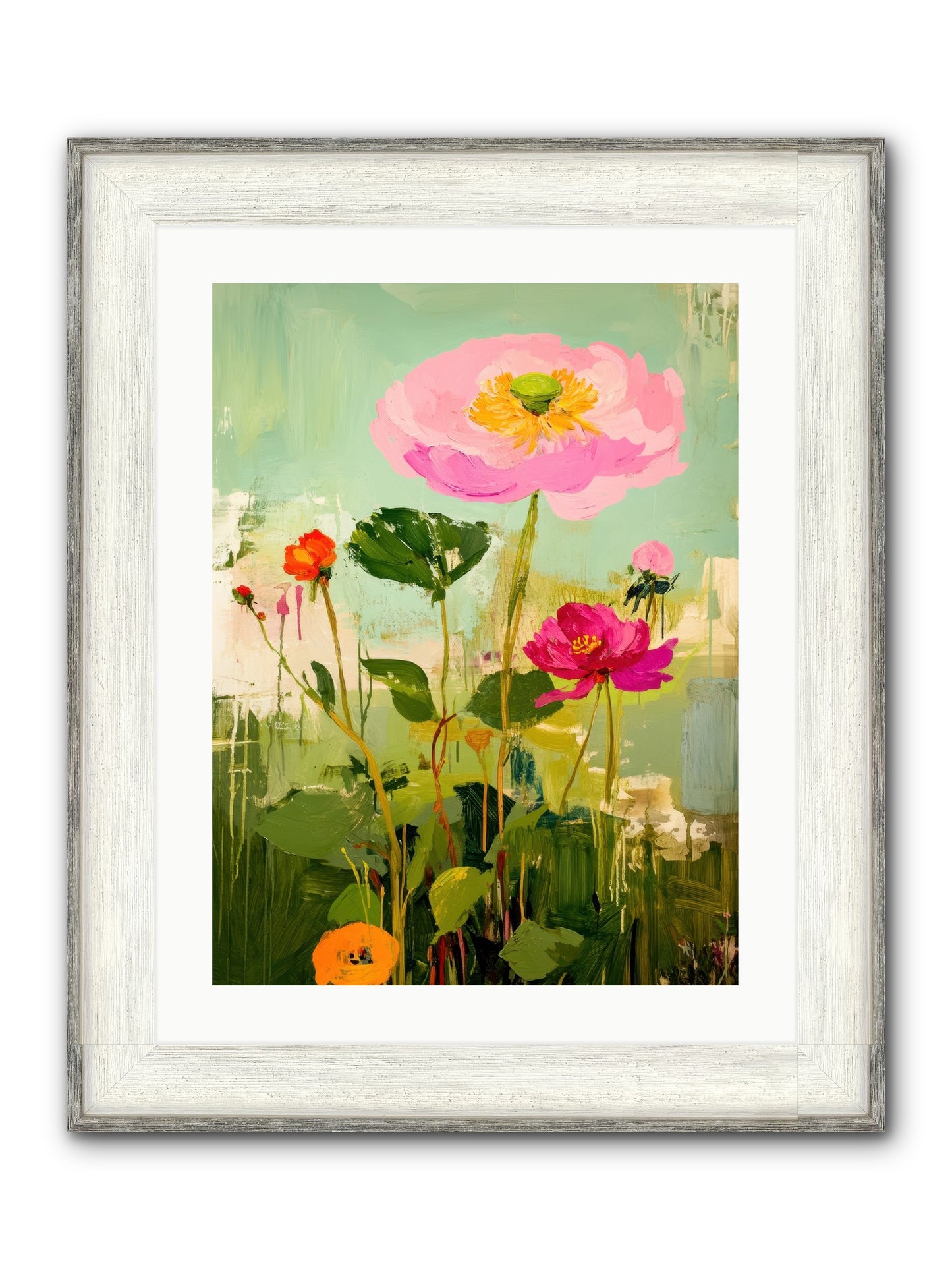 Eden's Renewal Framed Print - Driftwood White 18x24
