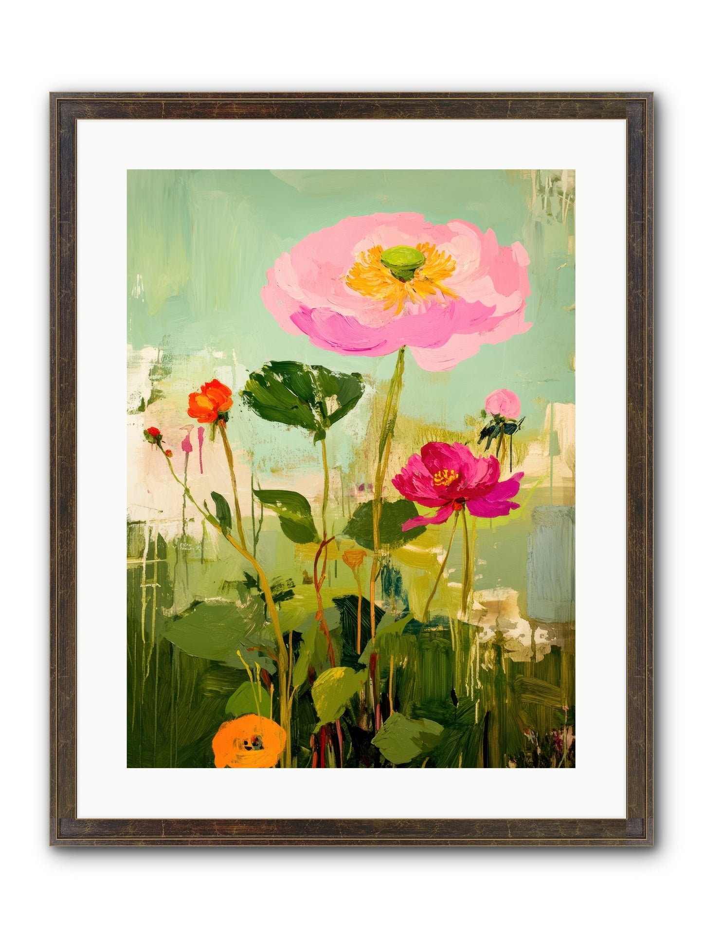 Eden's Renewal Framed Print - Slimwoods Black/Gold 18x24