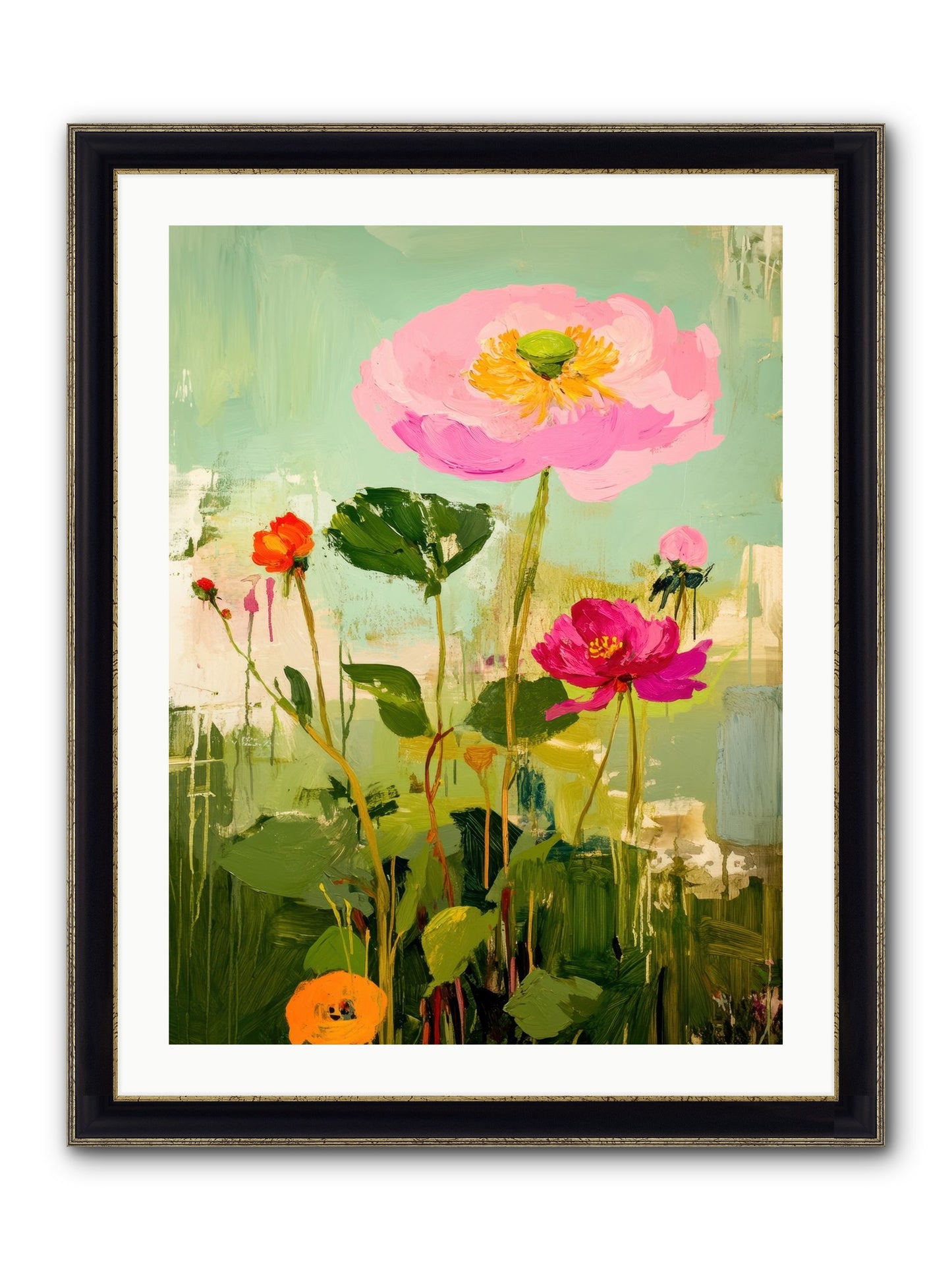Eden's Renewal Framed Print - Black & Gold 24x32