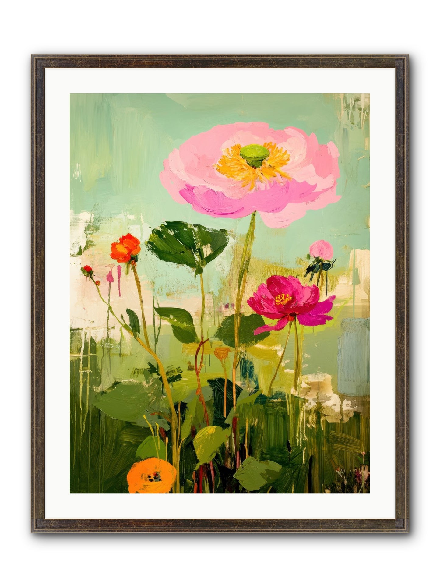 Eden's Renewal Framed Print - Slimwoods Black/Gold 24x32