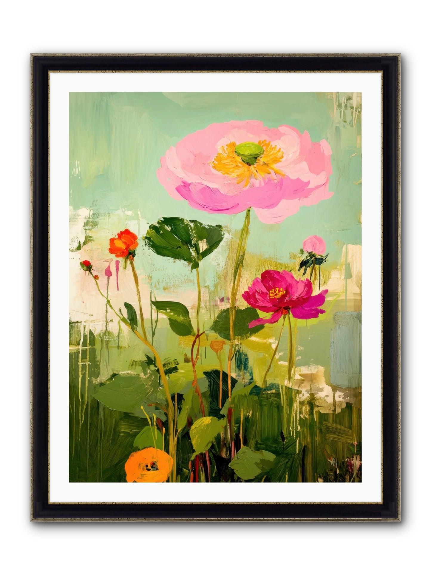 Eden's Renewal Framed Print - Black & Gold 30x40