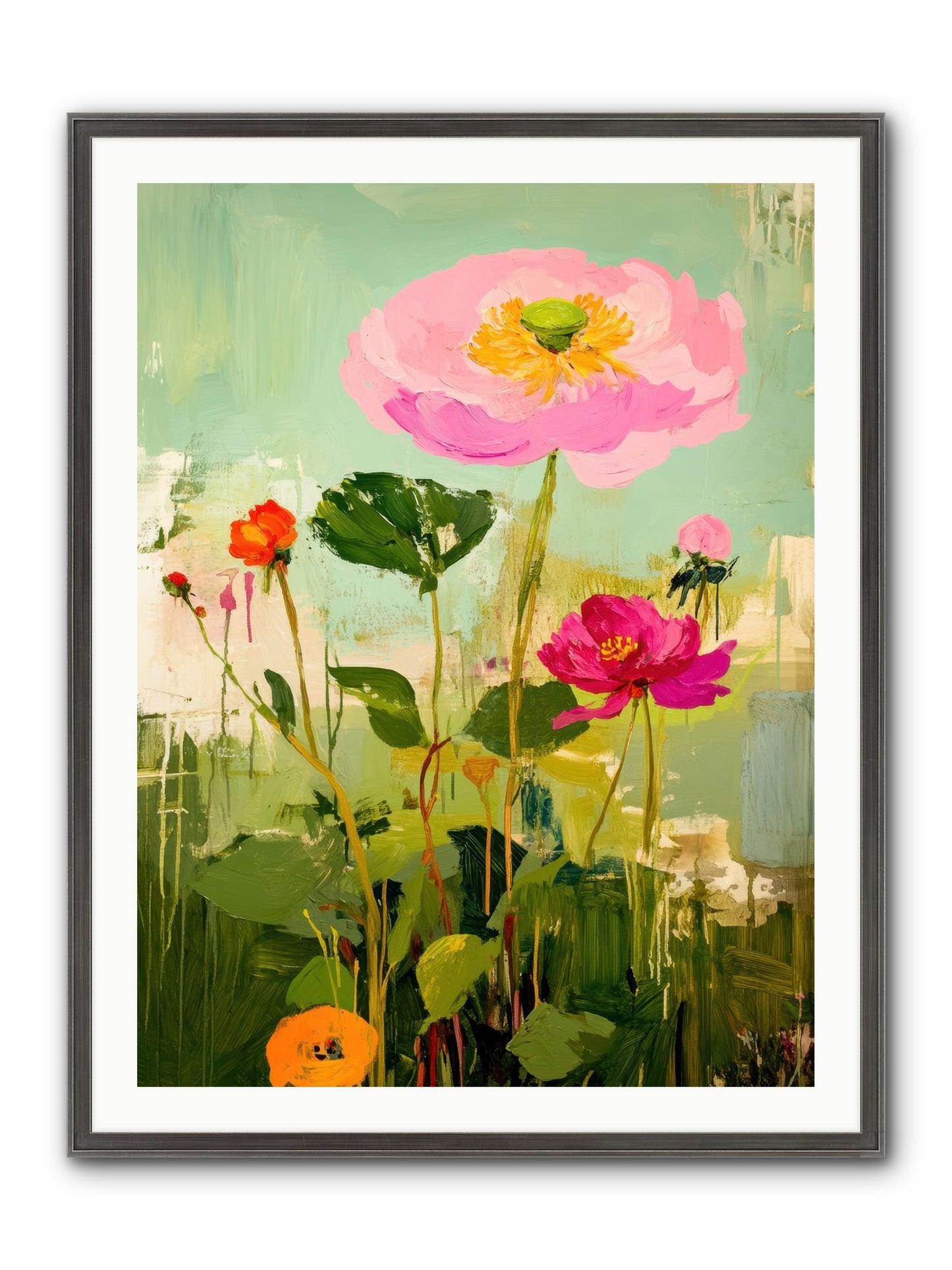 Eden's Renewal Framed Print - Slimwoods Black/Silver 30x40