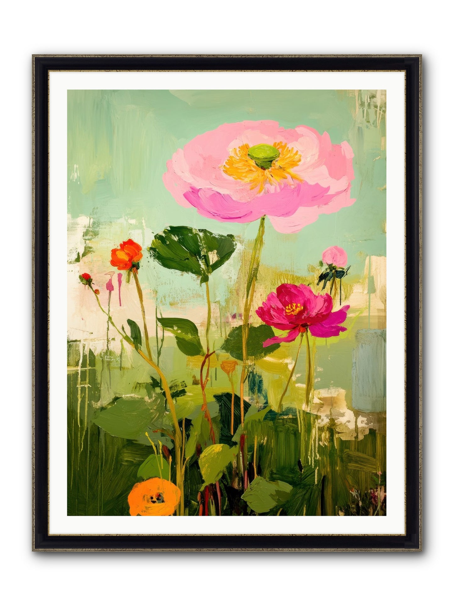 Eden's Renewal Framed Print - Black & Gold 36x48