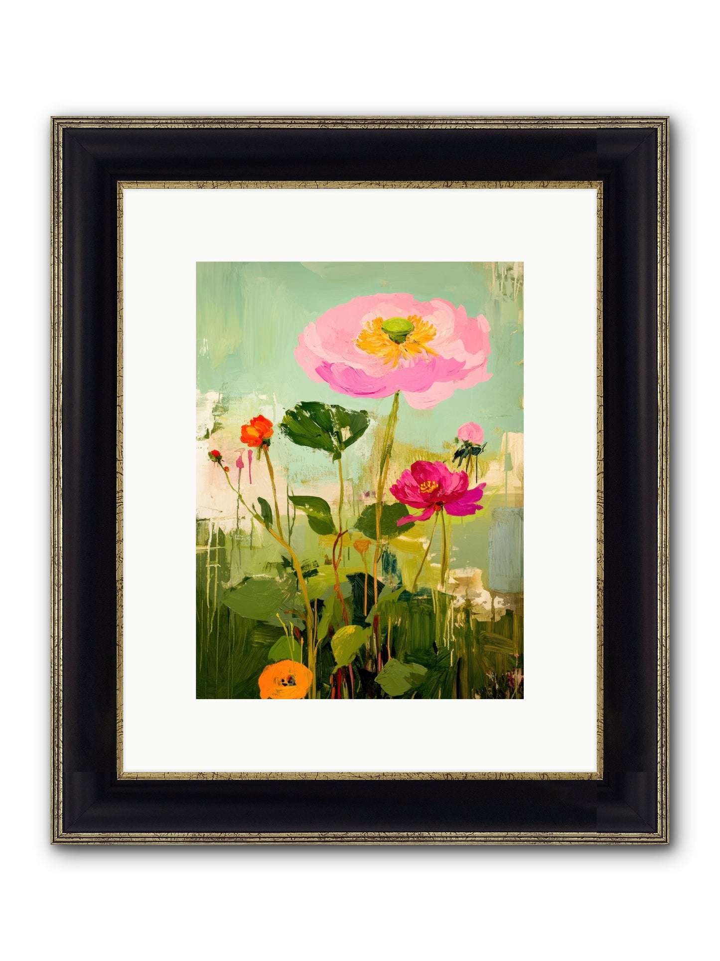 Eden's Renewal Framed Print - Black & Gold 9x12