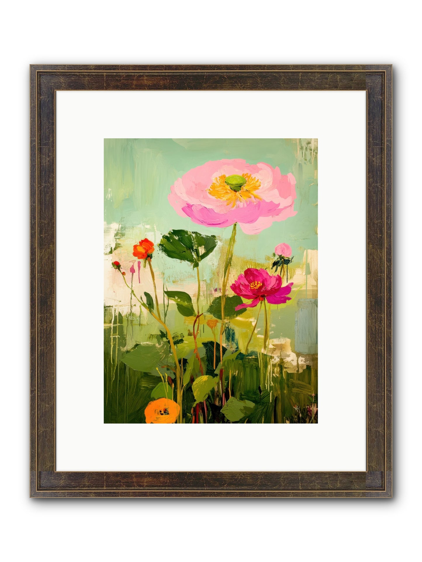 Eden's Renewal Framed Print - Slimwoods Black/Gold 9x12