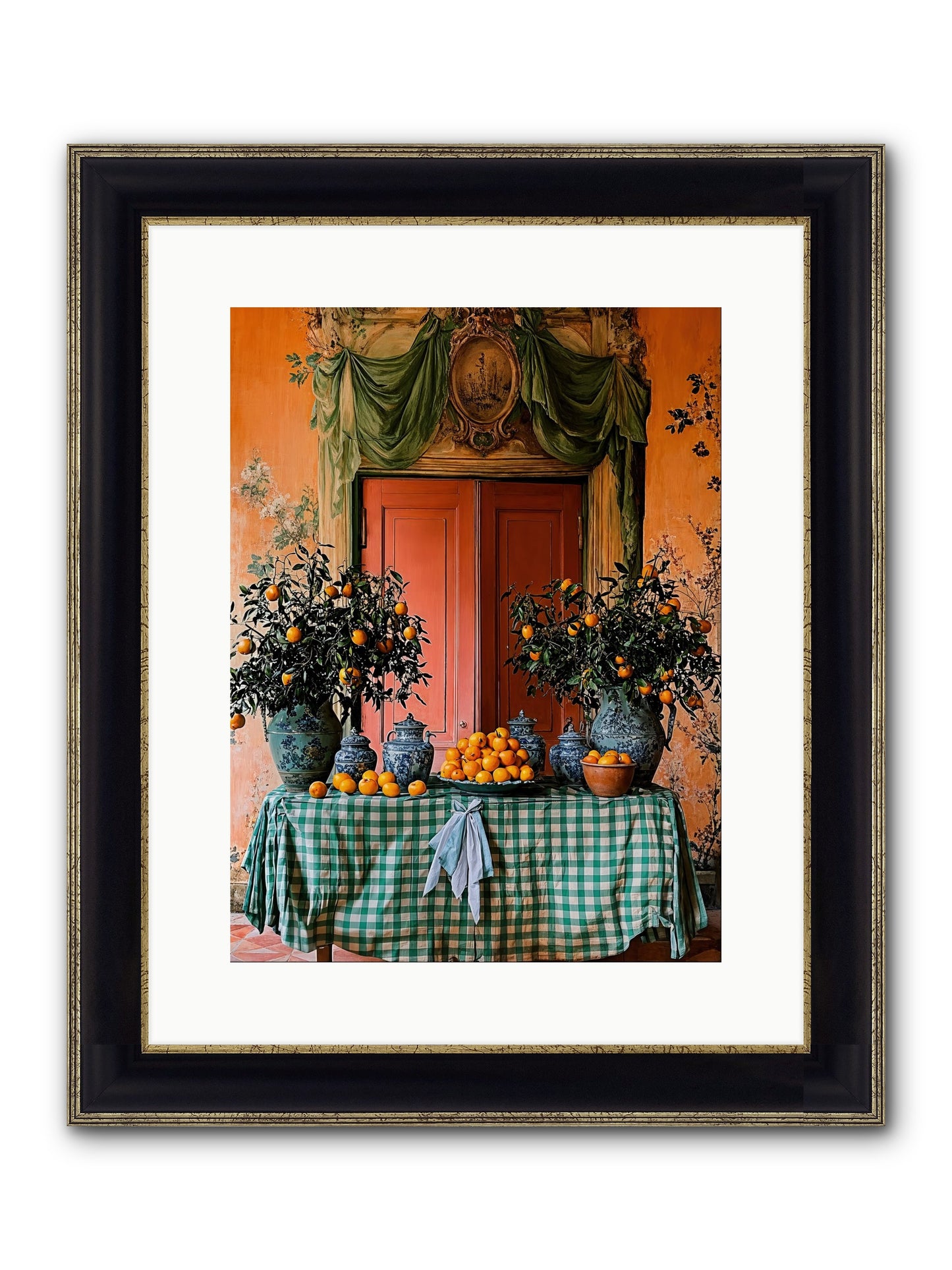 Eden's Sweet Chaos Framed Print - Black & Gold 12x16