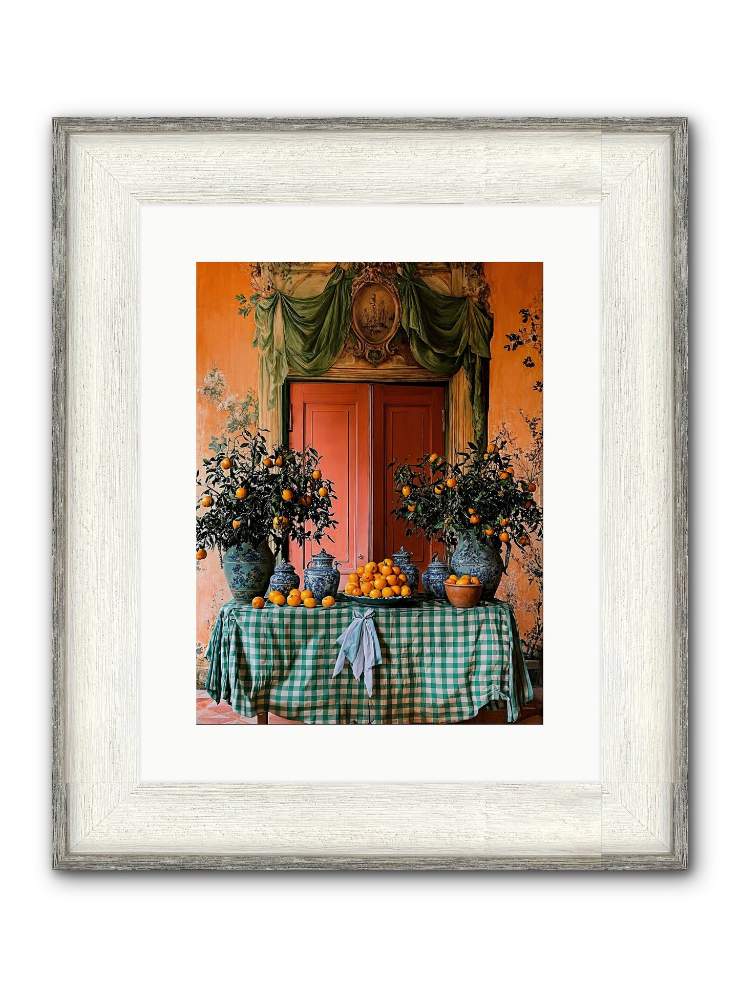 Eden's Sweet Chaos Framed Print - Driftwood White 12x16
