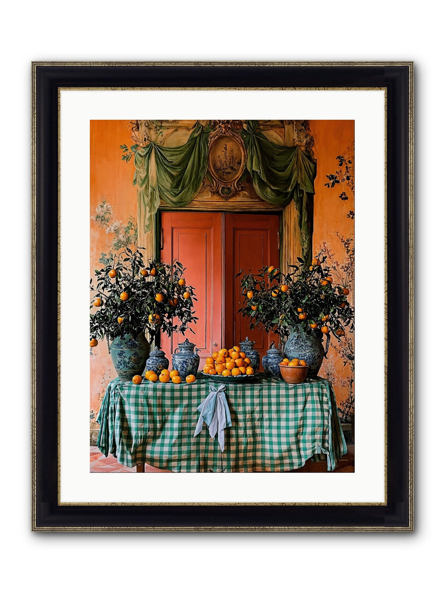 Eden's Sweet Chaos Framed Print - Black & Gold 18x24