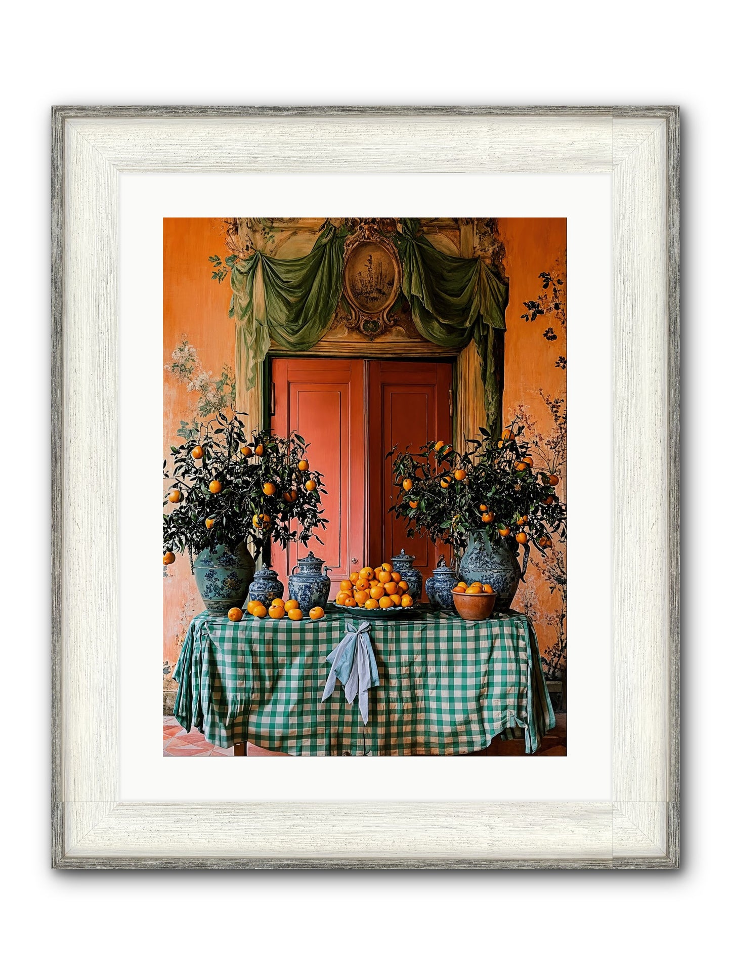 Eden's Sweet Chaos Framed Print - Driftwood White 18x24