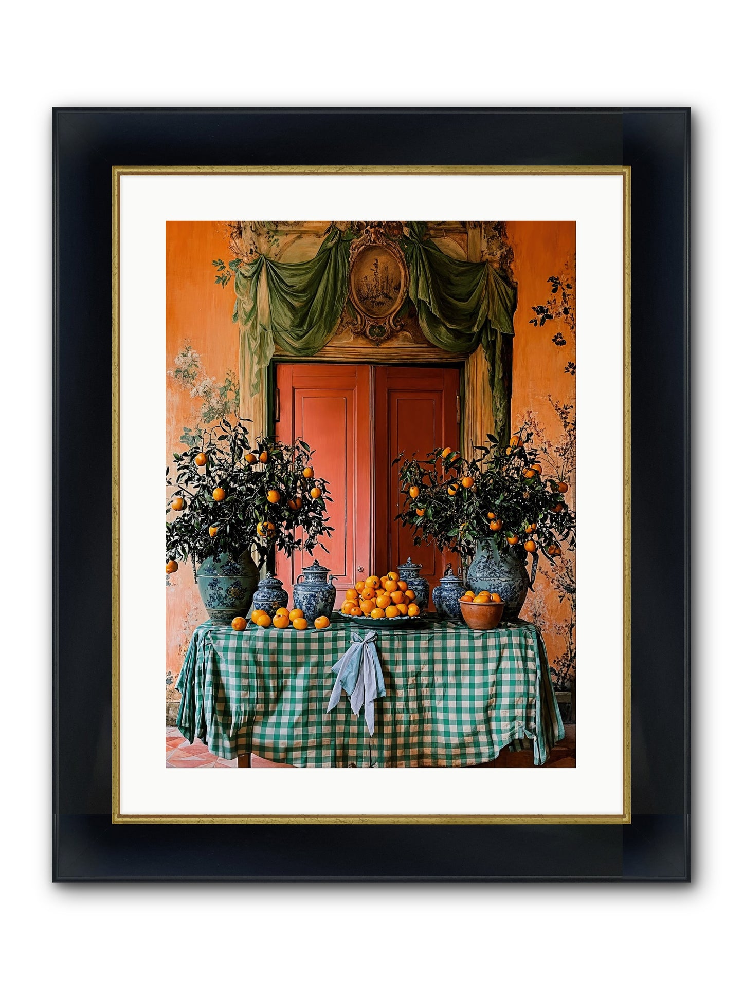Eden's Sweet Chaos Framed Print - Wide Black w/Gold 18x24